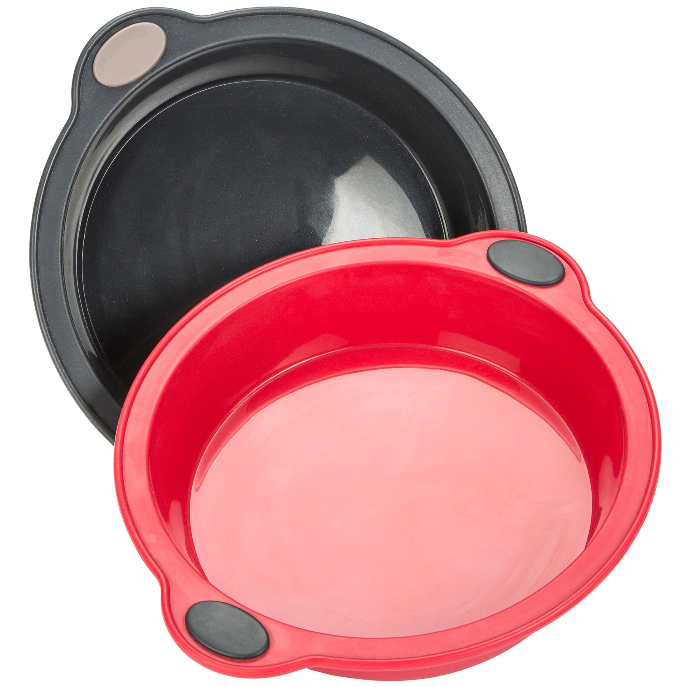 Levivo silicone cake baking tin round, cake tin 24 cm, greasefree cake