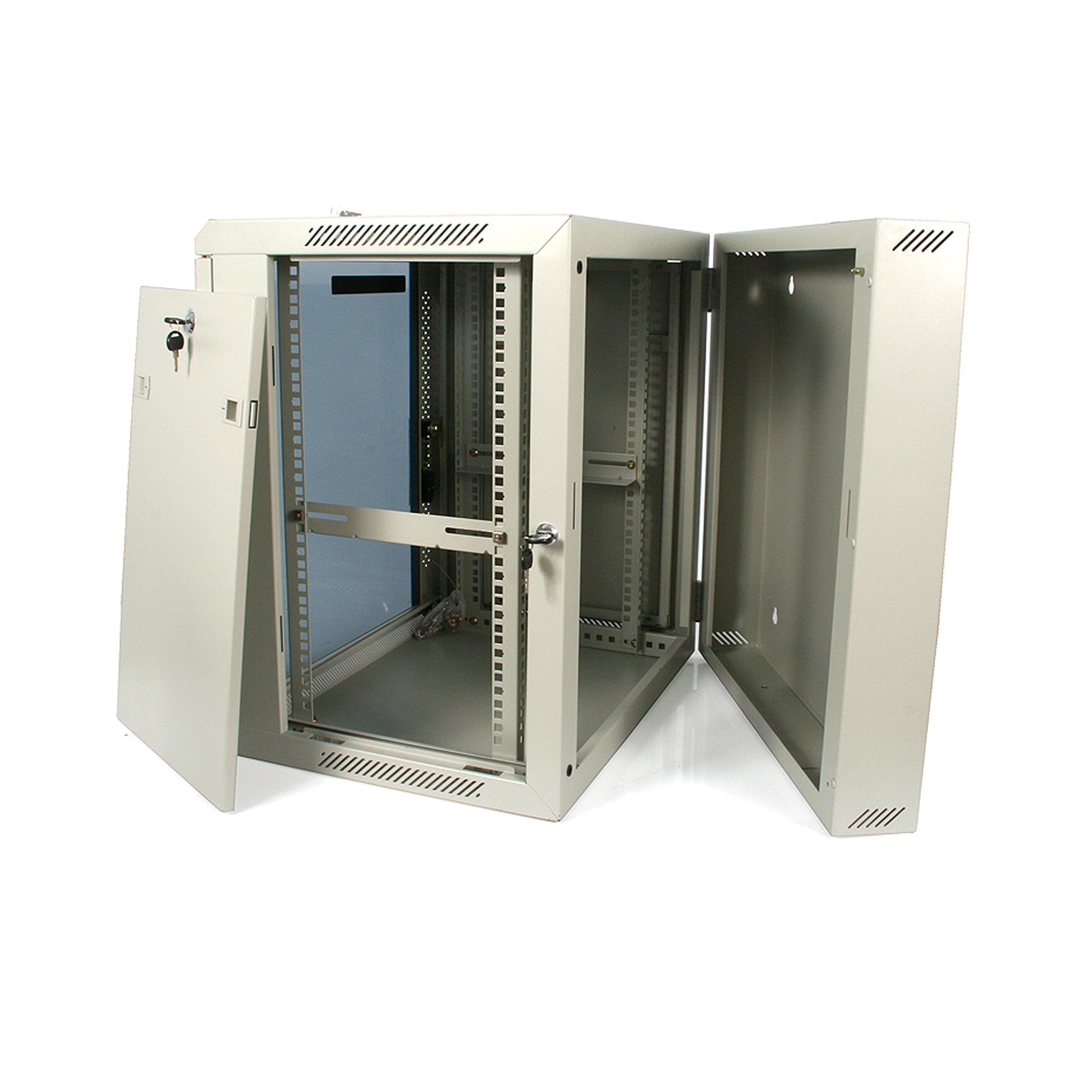 12U 19inch Hinged Wall Mount Server Rack w/Vented