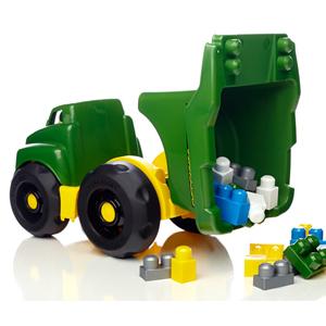 mega bloks john deere large vehicle dump truck