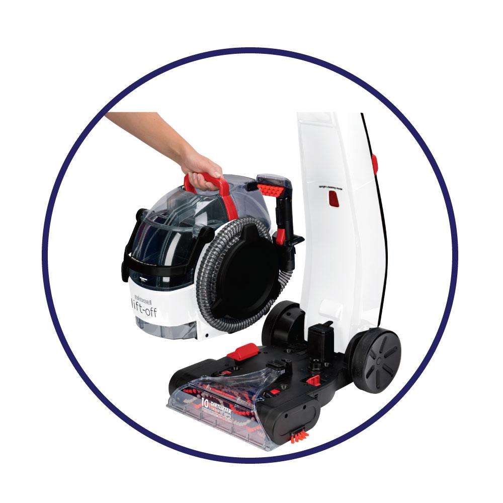 Bissell LiftOff Carpet Cleaner with HeatWave Technology, 2.5 L, 1500 W