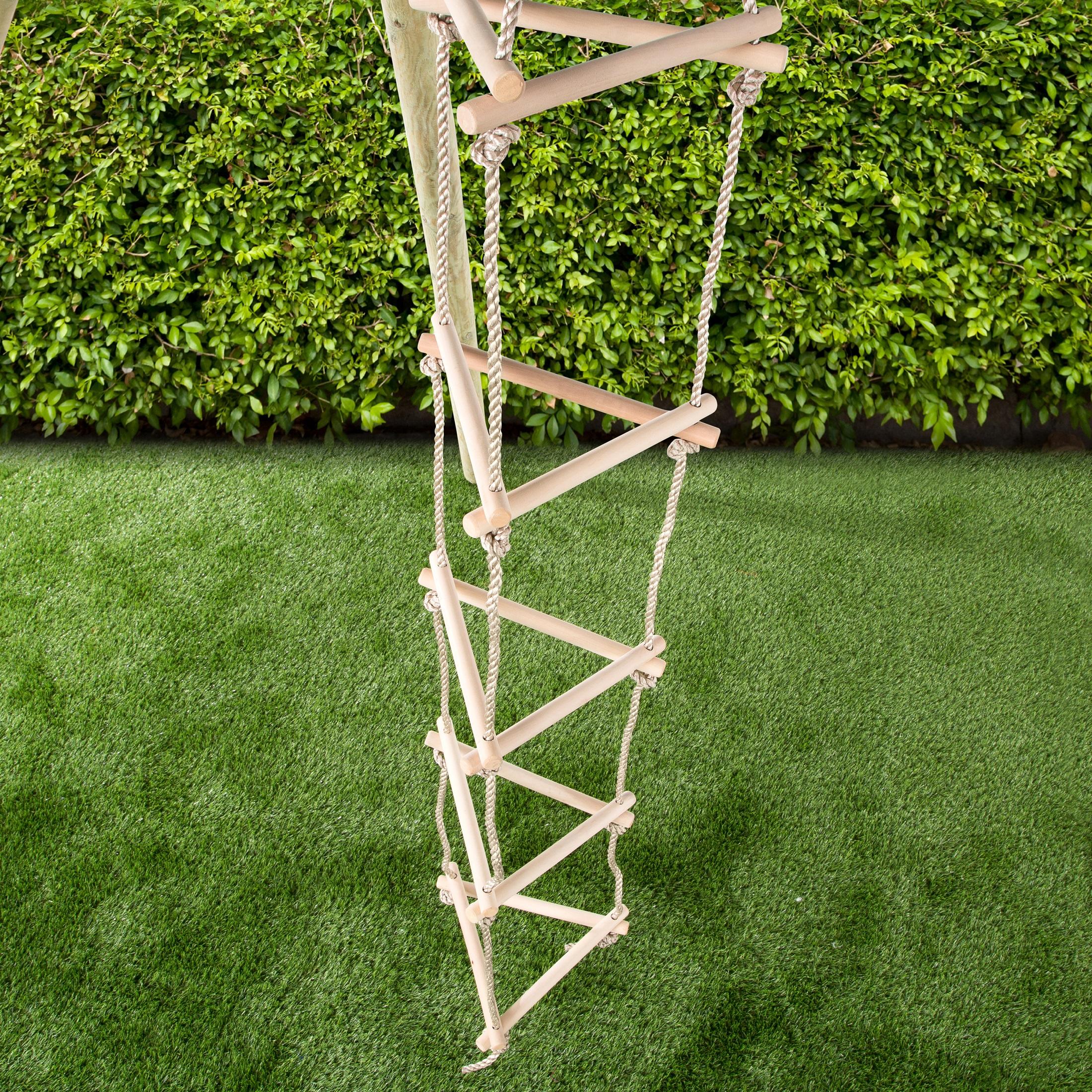 Ultrakidz Triangular Rope Ladder with Wooden Slats Amazon.co.uk Toys