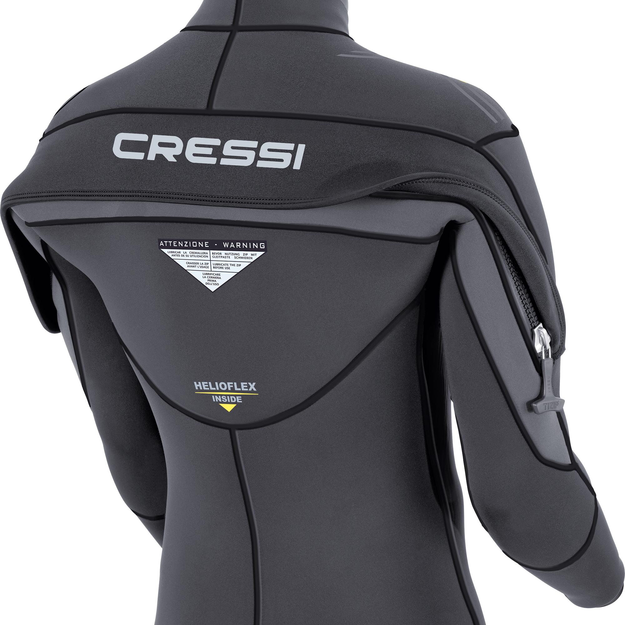 Cressi Men's Atlantis SemiDry Suit Black/Yellow, Large Amazon.co.uk
