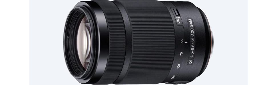 Sony, SAL55300, 55-300mm, f/4.5-5.6 SAM Telephoto Lens, Camera Lens