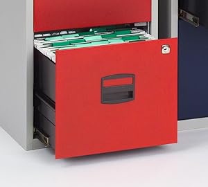 filing bisley cabinet pfa drawer metal chalk a4