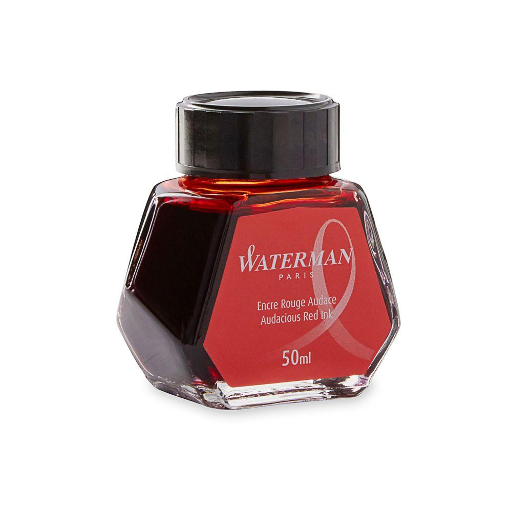 Waterman Fountain Pen Ink Bottle, 50 ml Audacious Red Amazon.co.uk