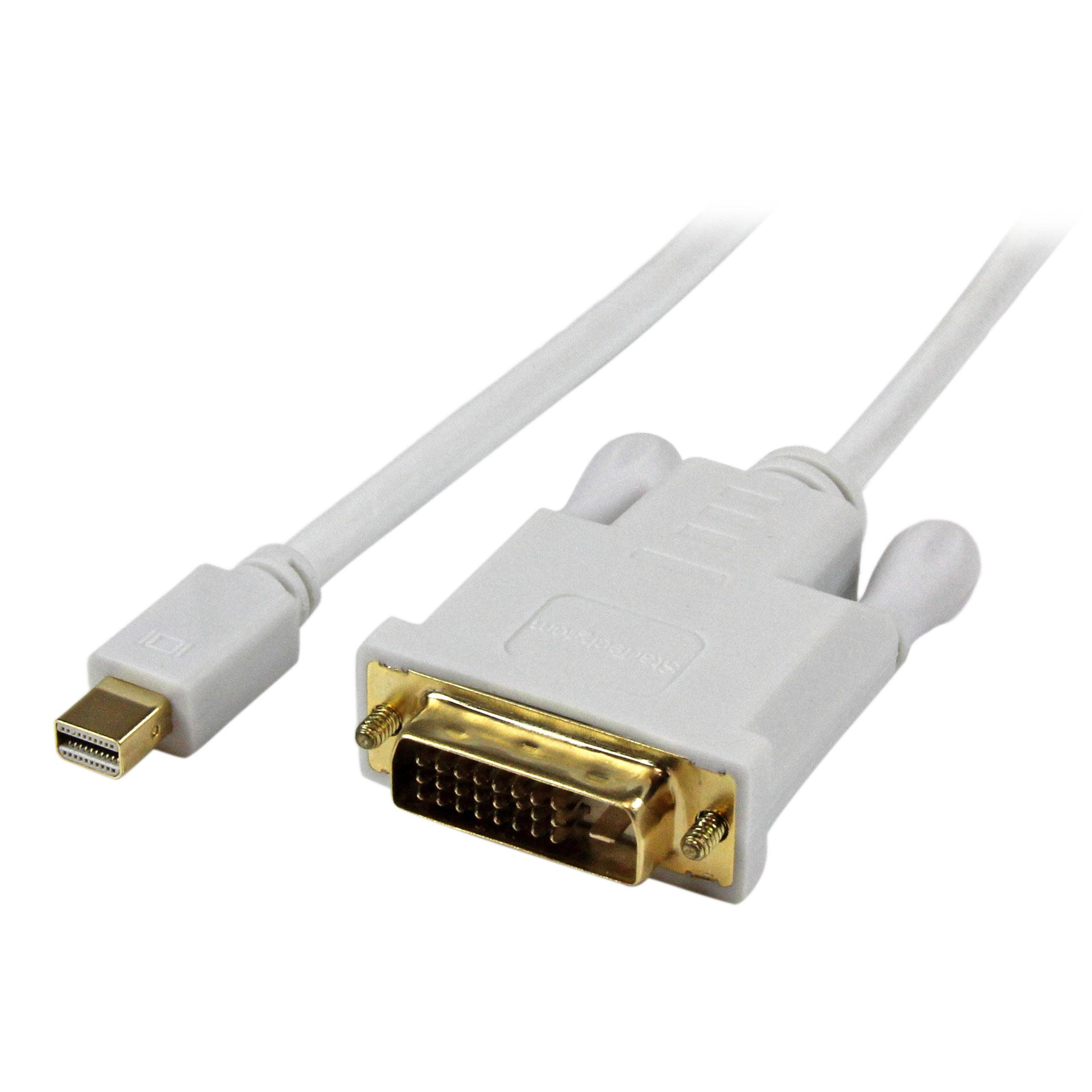 MDP2DVIMM6WS 6 ft Mini DisplayPort to DVI Amazon.co.uk