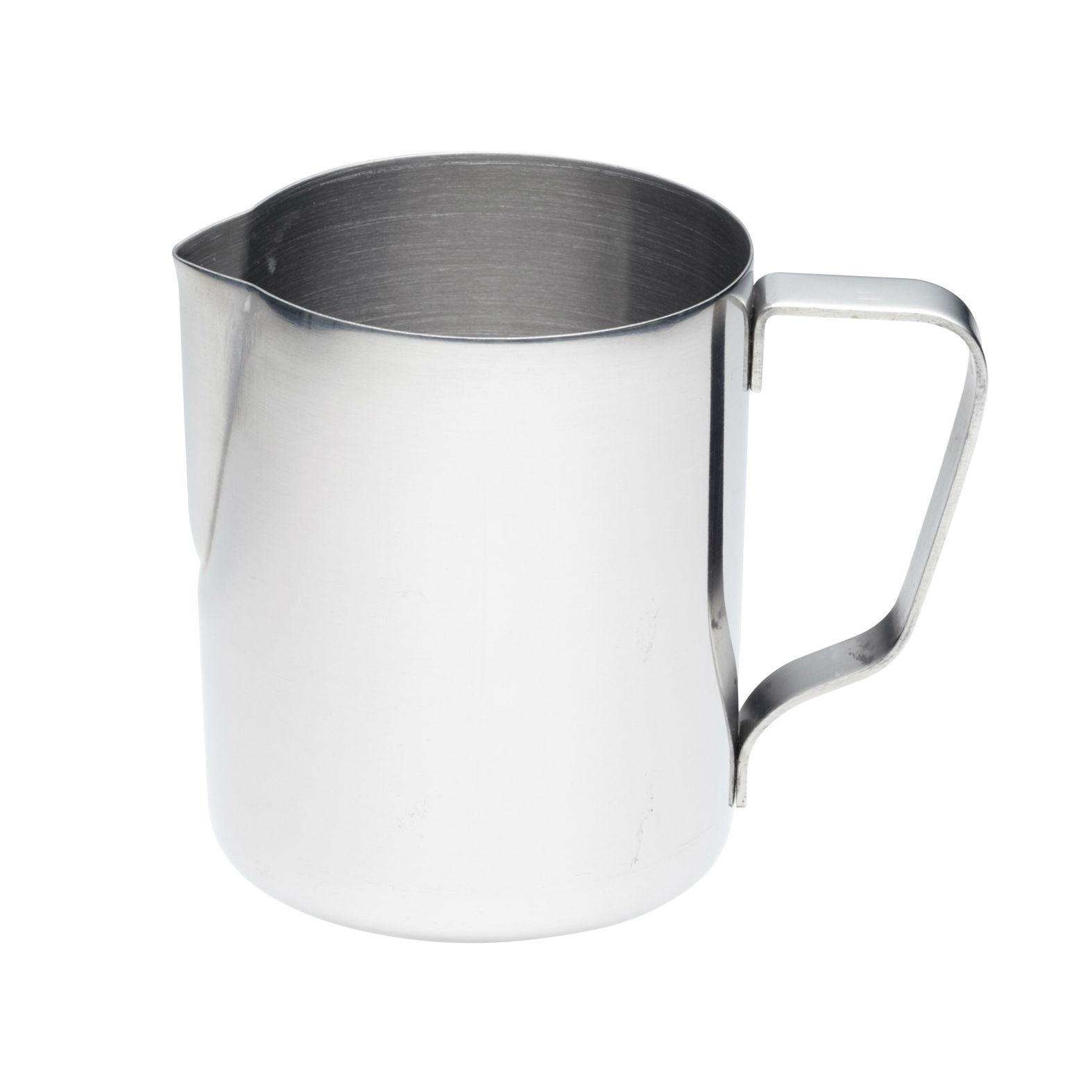 KitchenCraft Small Stainless Steel Milk Jug / Frothing Jug, 350 ml (12.
