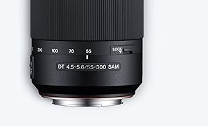 Sony, SAL55300, 55-300mm, f/4.5-5.6 SAM Telephoto Lens, Camera Lens