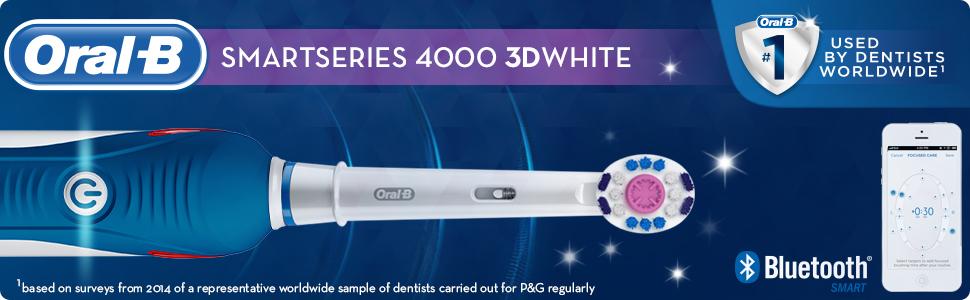Oral-B Smart Series 4000 3D White Electric Toothbrush