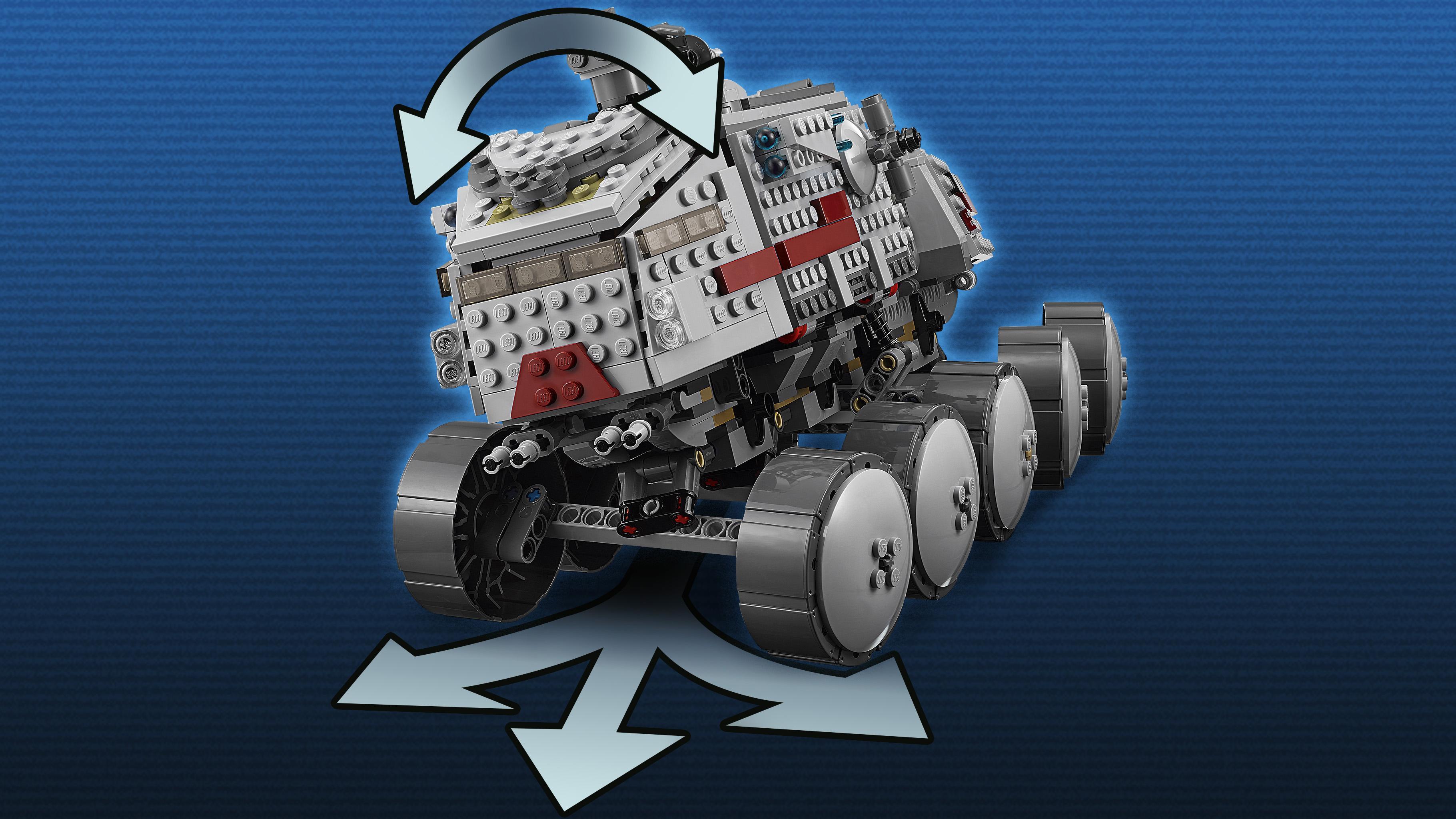 LEGO 75151 Star Wars Clone Turbo Tank Construction Set MultiColoured Amazon.co.uk Toys & Games