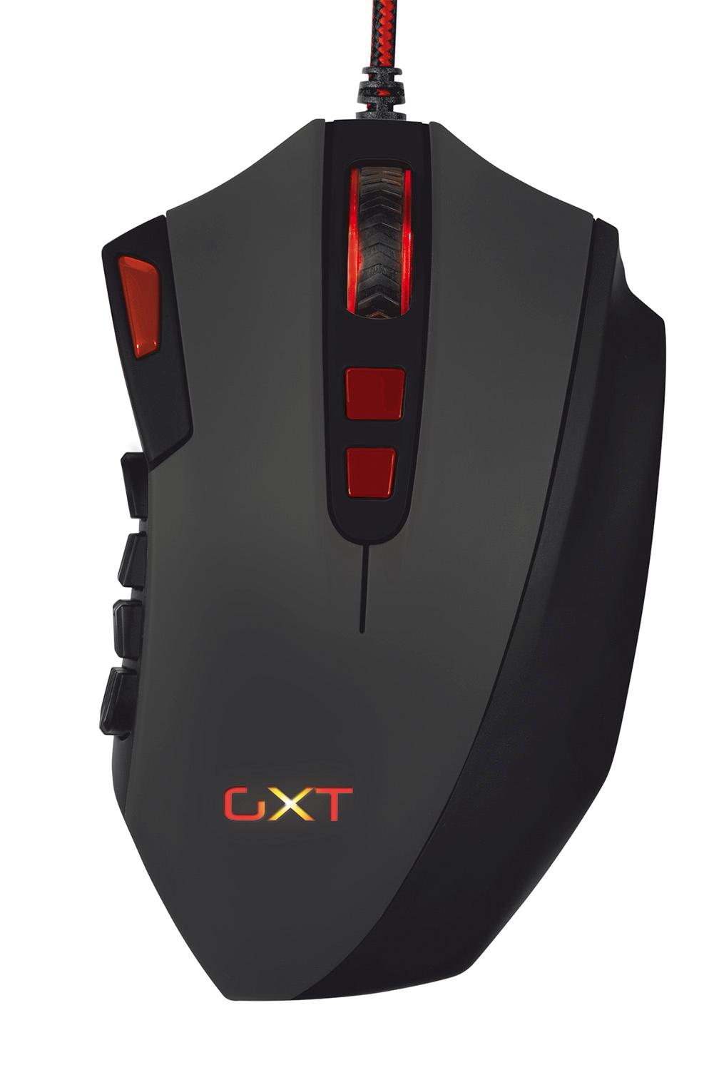 Trust Gaming GXT 166 MMO Gaming Laser Mouse, 5016400 DPI, 18