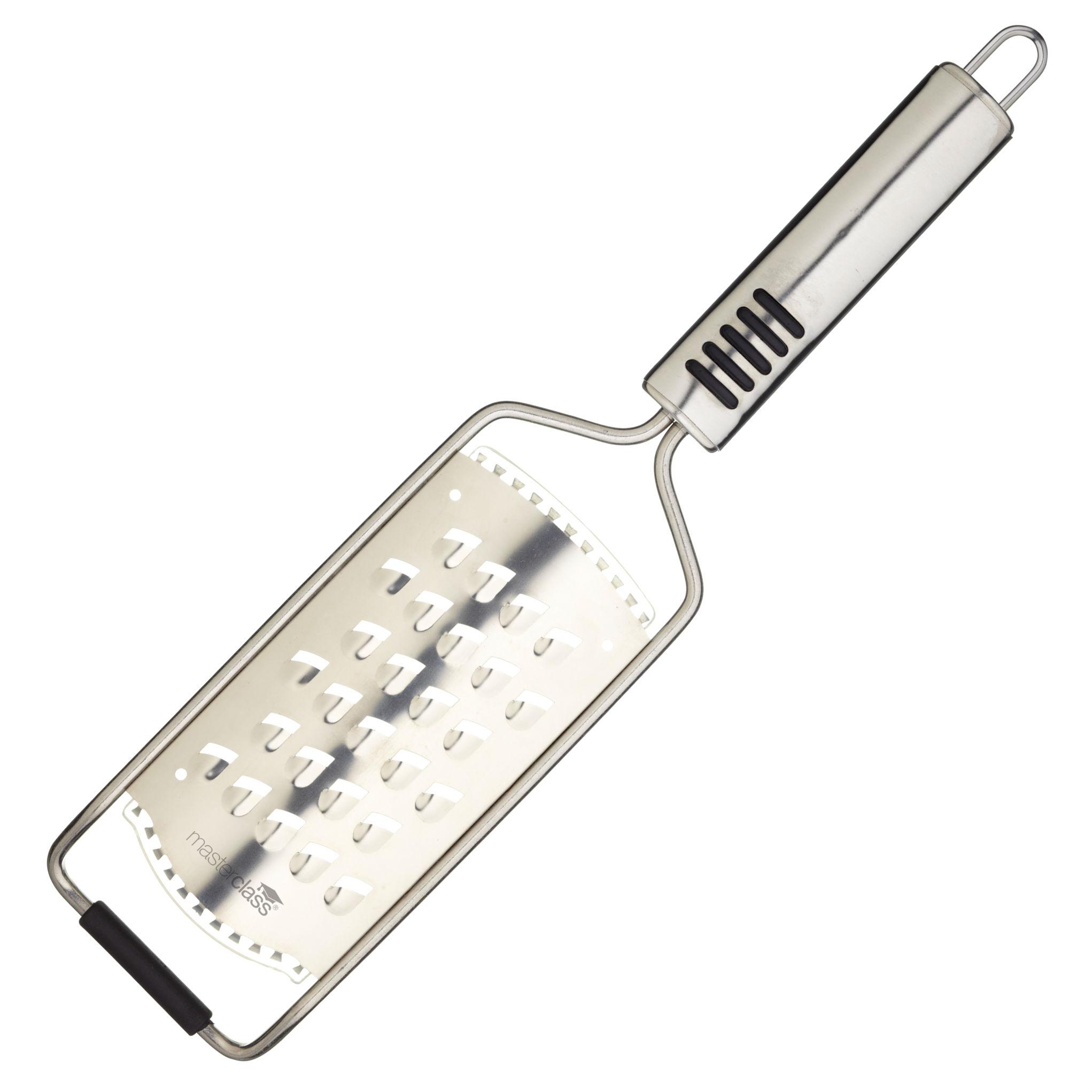 MasterClass Flat Coarse Cheese Grater with Handle, 31 cm (12") Amazon