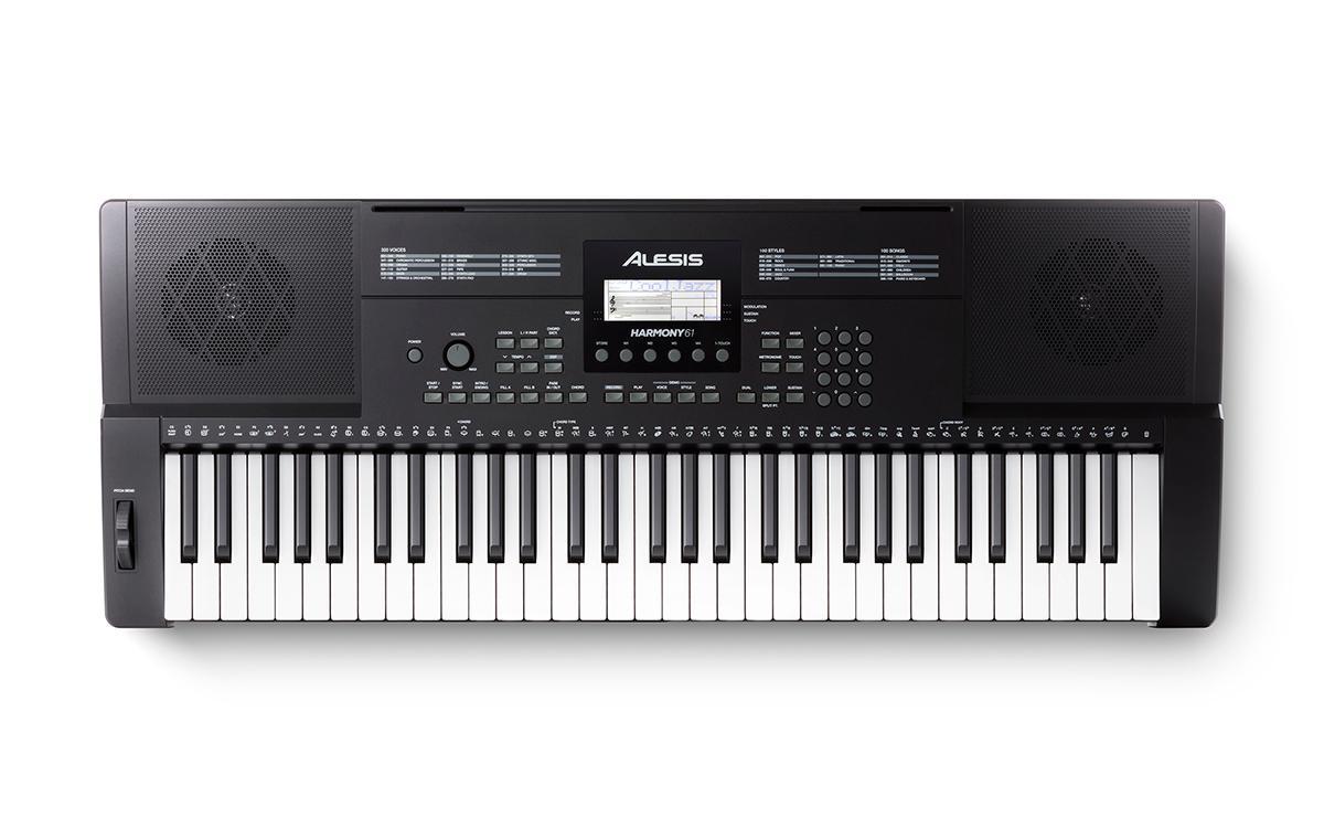 Alesis Harmony 61, Portable Keyboard with 61 Full Size Velocity