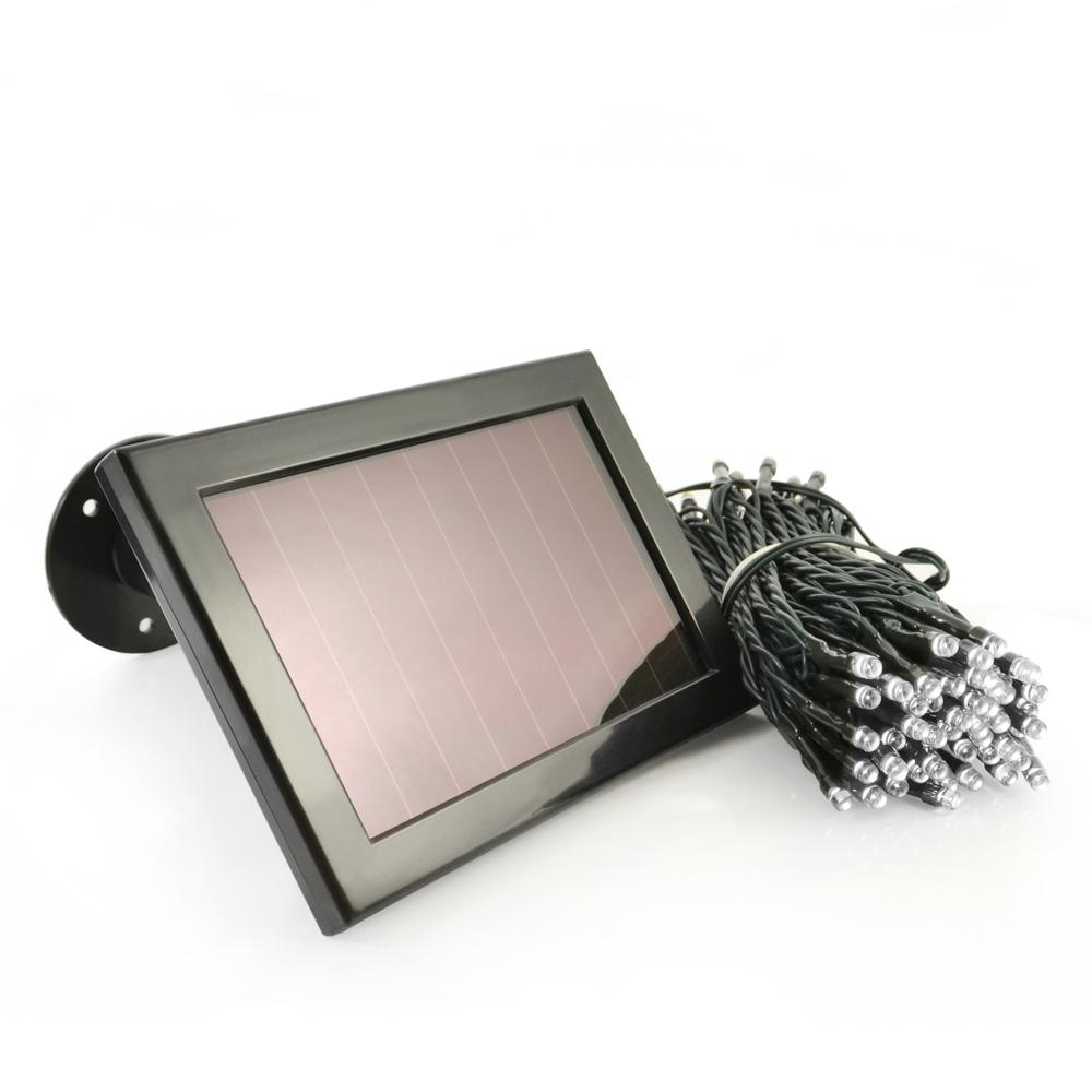 Blingstring Outdoor Solar Fairy Lights White 100 LEDs Amazon.co.uk