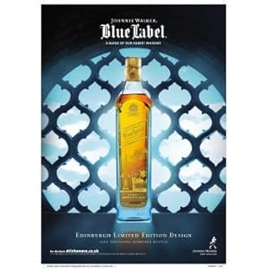 Johnnie Walker Blue Label Whisky Limited Edition Edinburgh