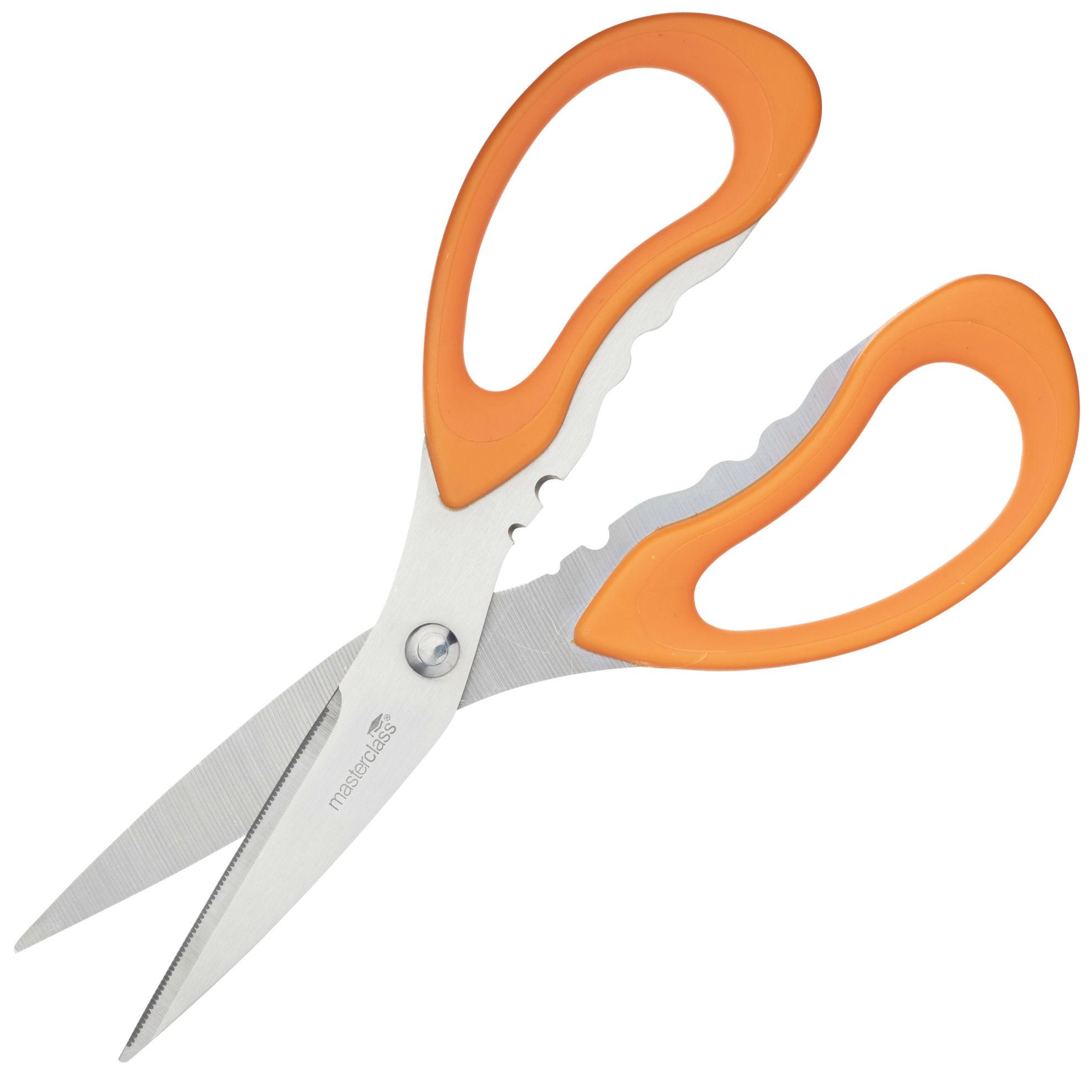 MasterClass MultiPurpose Kitchen Scissors with Bottle Opener and Herb Cutter, 22 cm (8.5