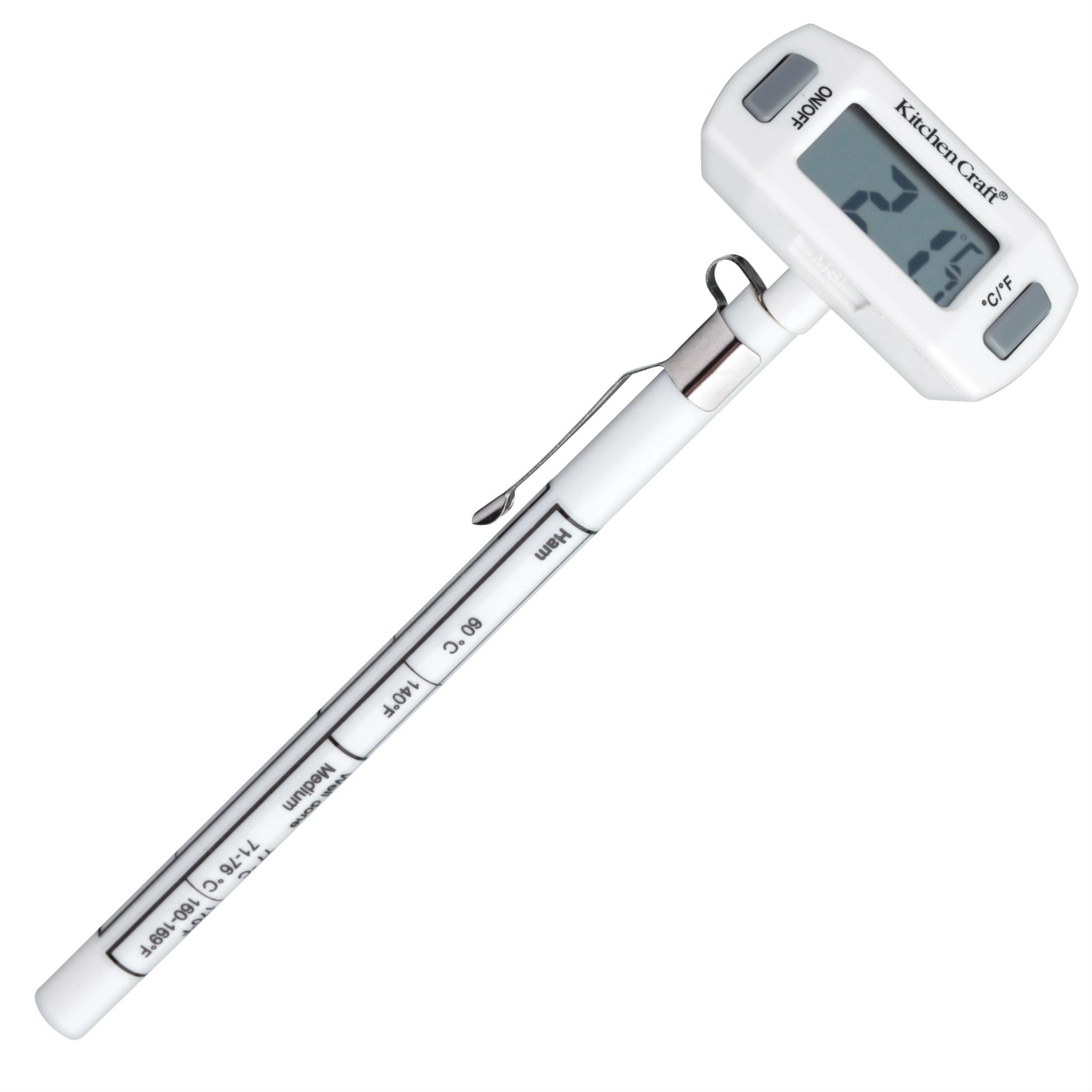 KitchenCraft Digital Meat Thermometer Probe with Protective Cover