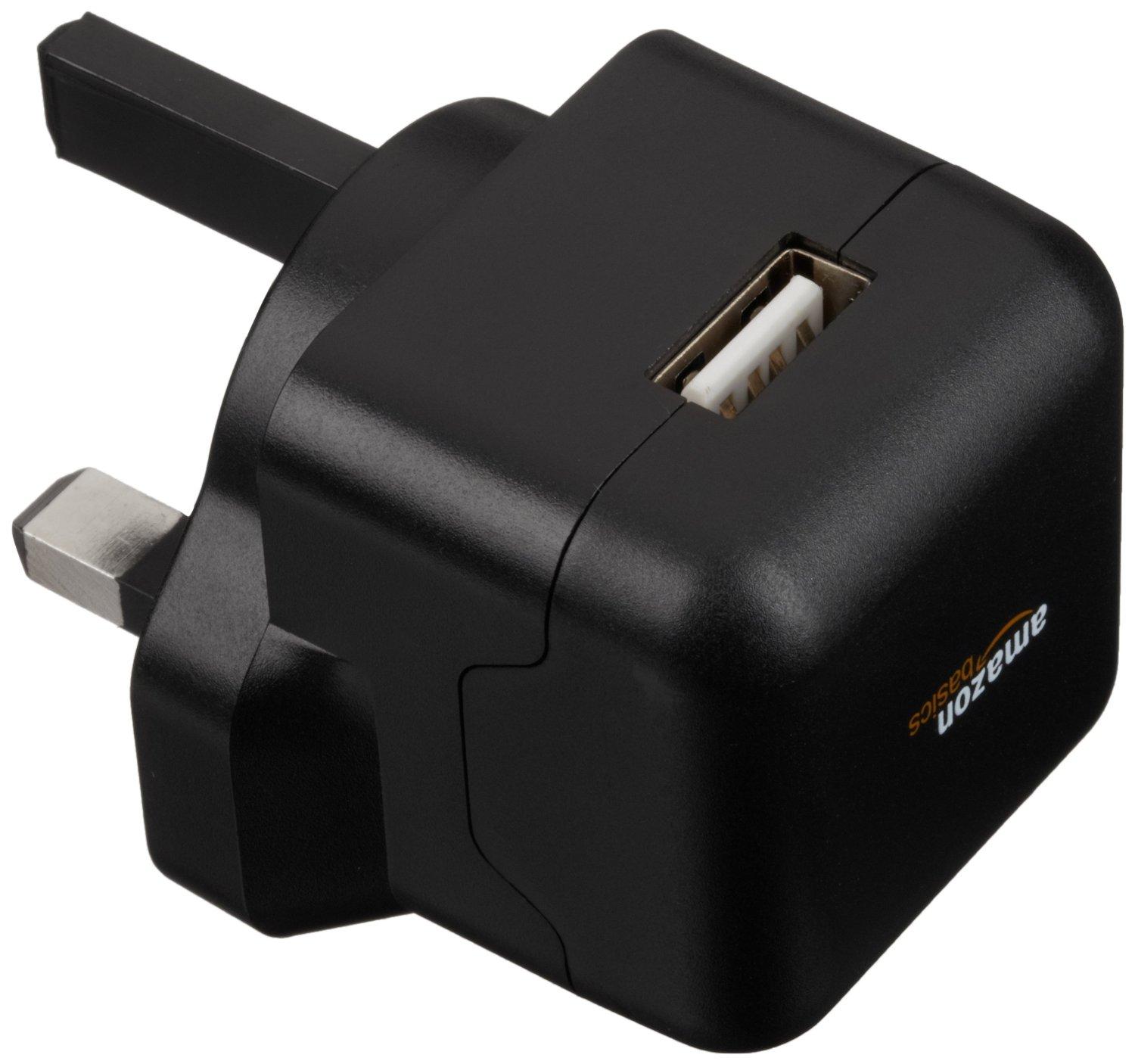 AmazonBasics Wall Charger with USB Outlet UK Amazon.co.uk Electronics