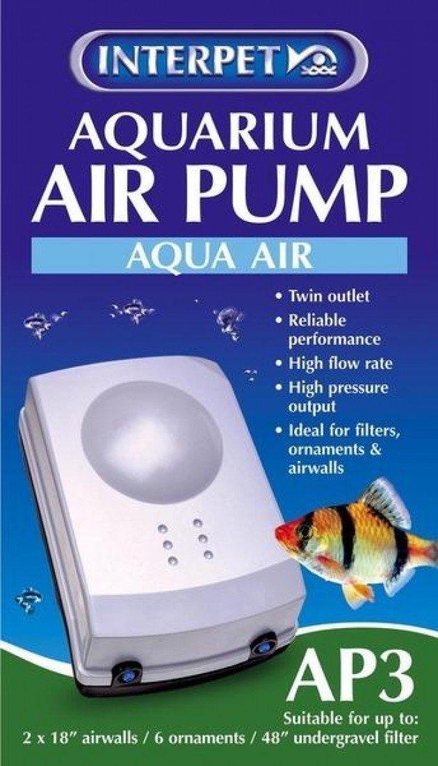 Interpet Aqua Air Aquarium Air Pump AP3 Amazon.co.uk Pet Supplies