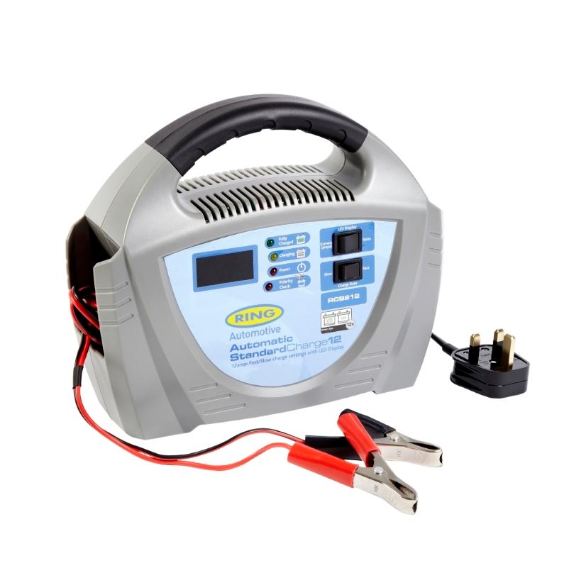 Ring RCB212 12V Battery Charger, 12A Charger for Vehicles Up to 3.0L