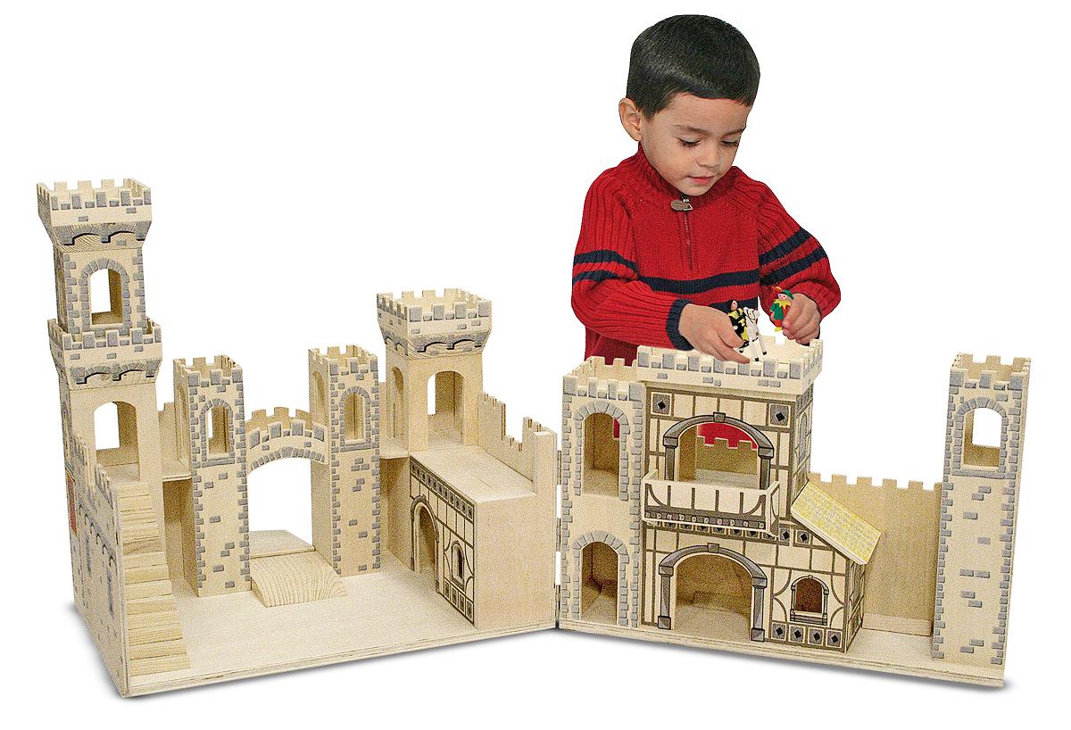 Melissa & Doug Folding Medieval Castle Amazon.co.uk Toys & Games