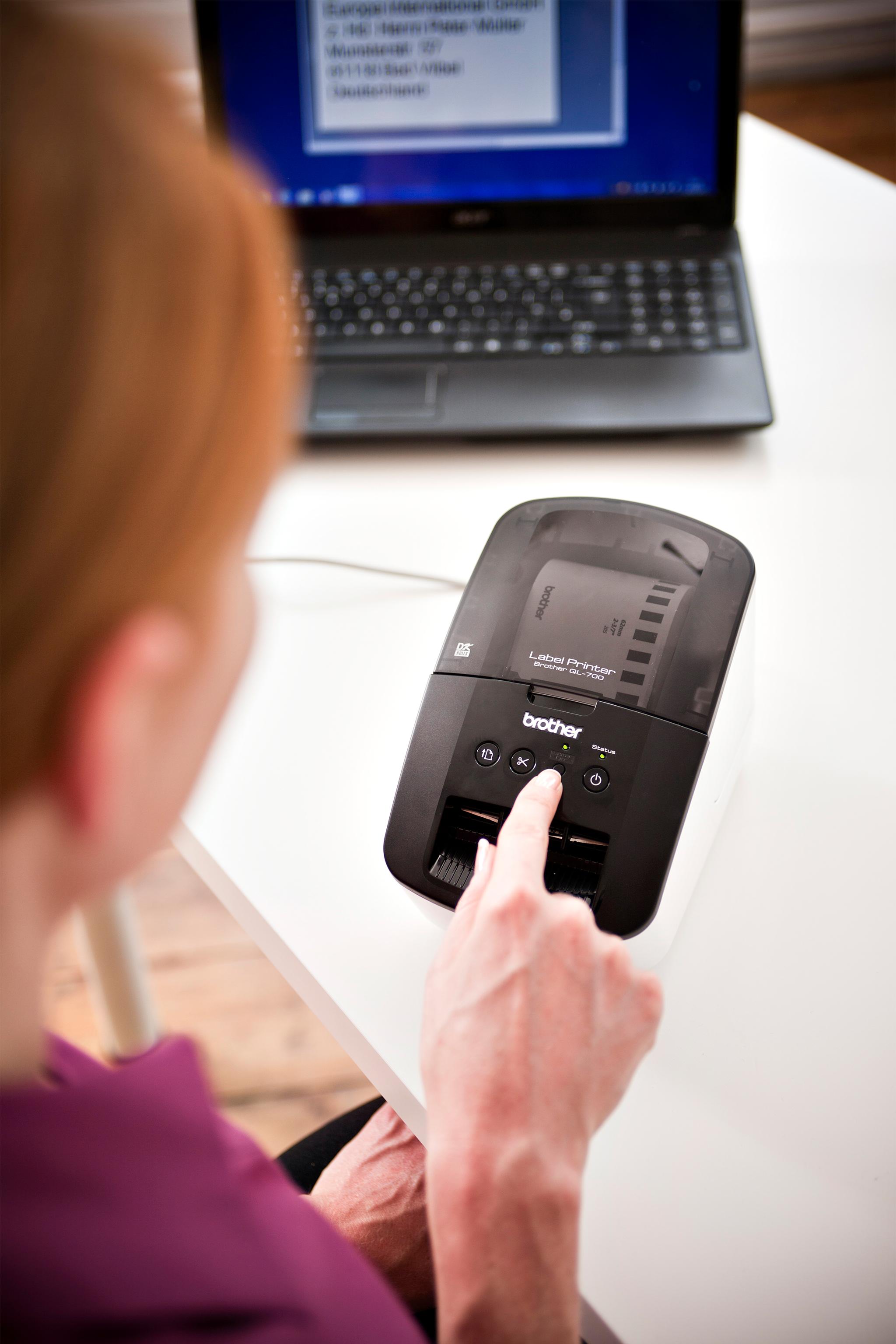 Brother QL 700 Label Printer Address Labeller PC Connected