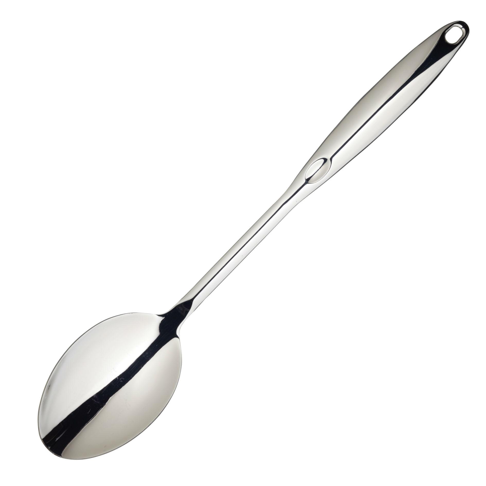 MasterClass Stainless Steel Large Serving / Cooking Spoon, 36 cm (14