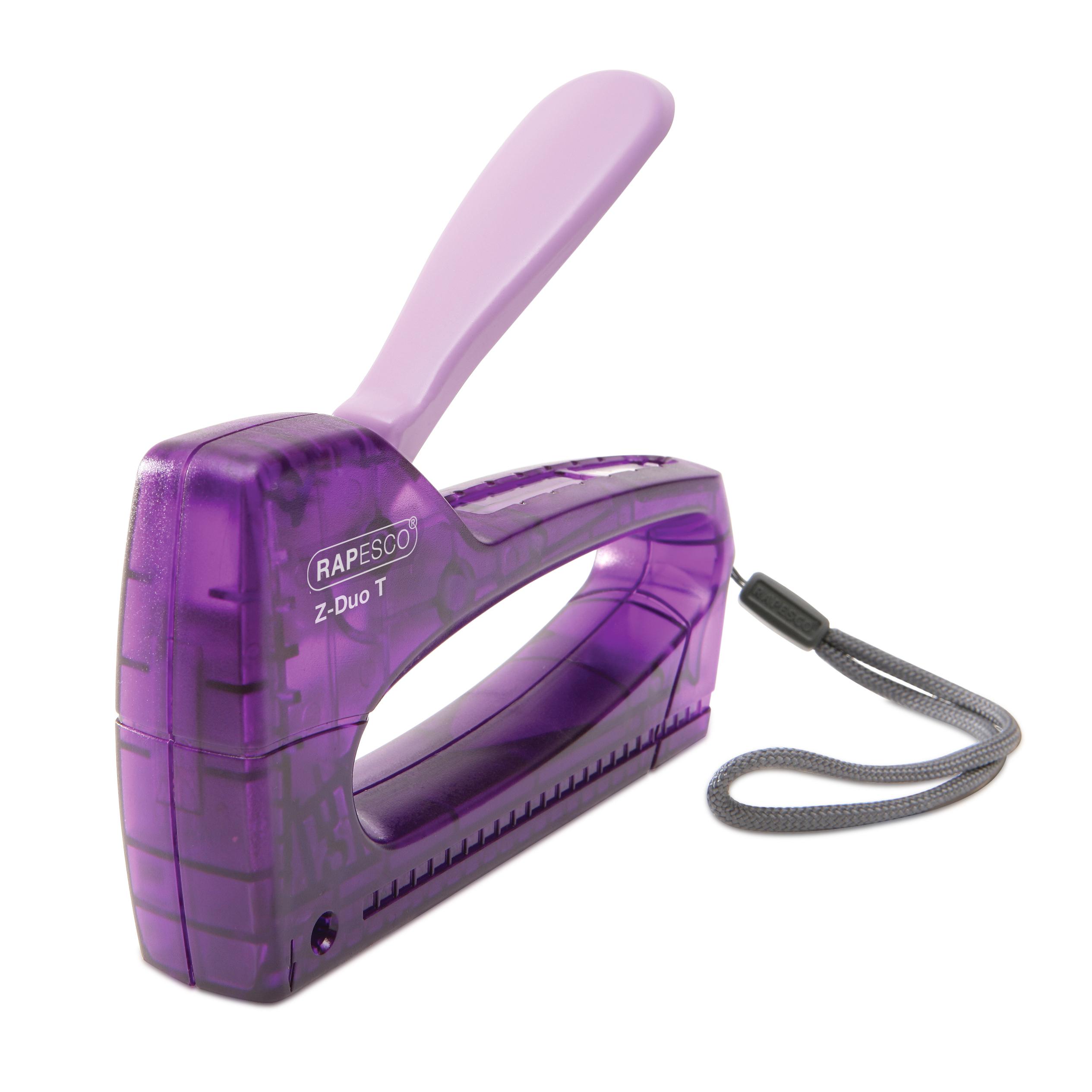 Rapesco Staple Tacker ZDuo T with 300 staples. Purple Amazon.co.uk