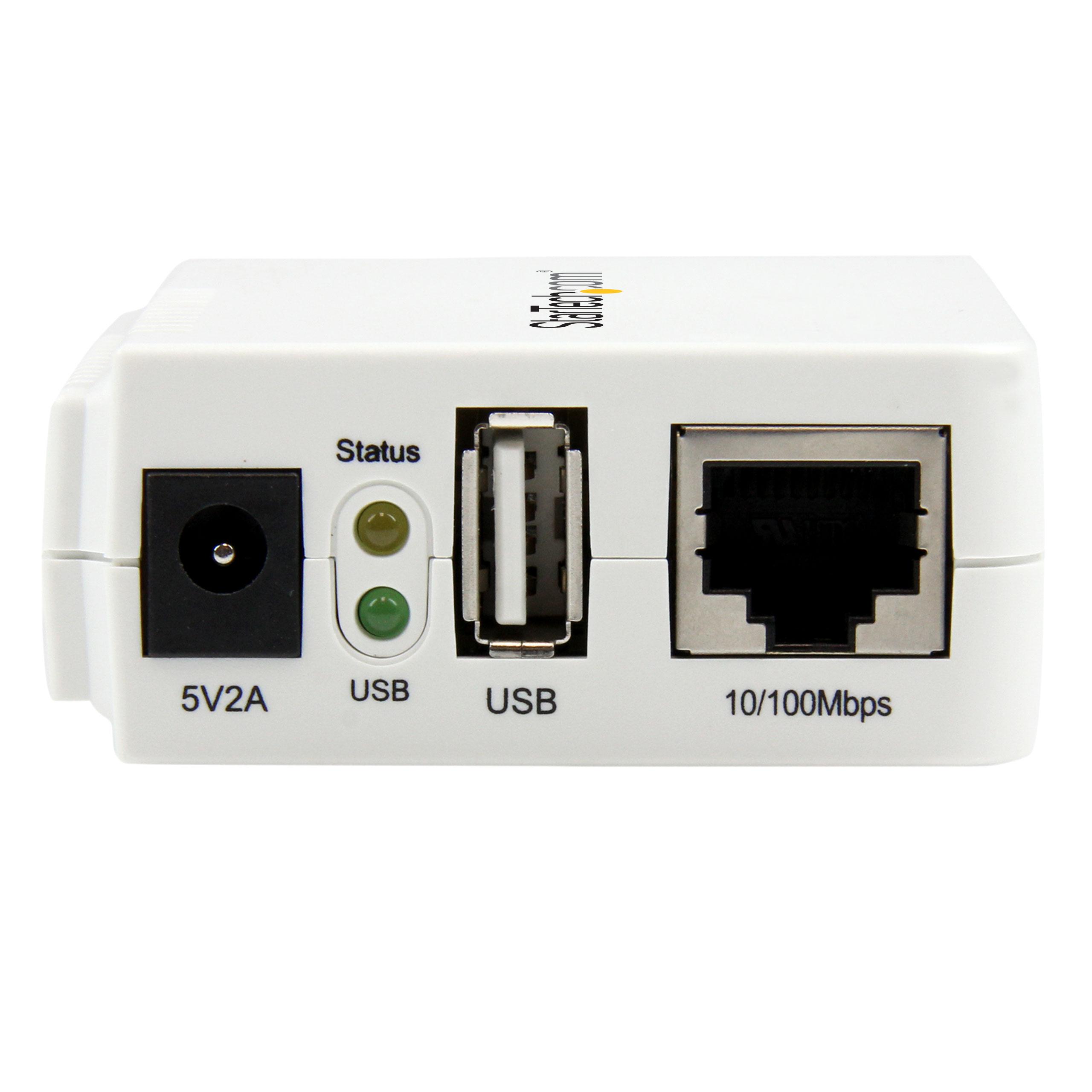 StarTech 1 Port USB Wireless Network Print Server: Amazon.co.uk ...