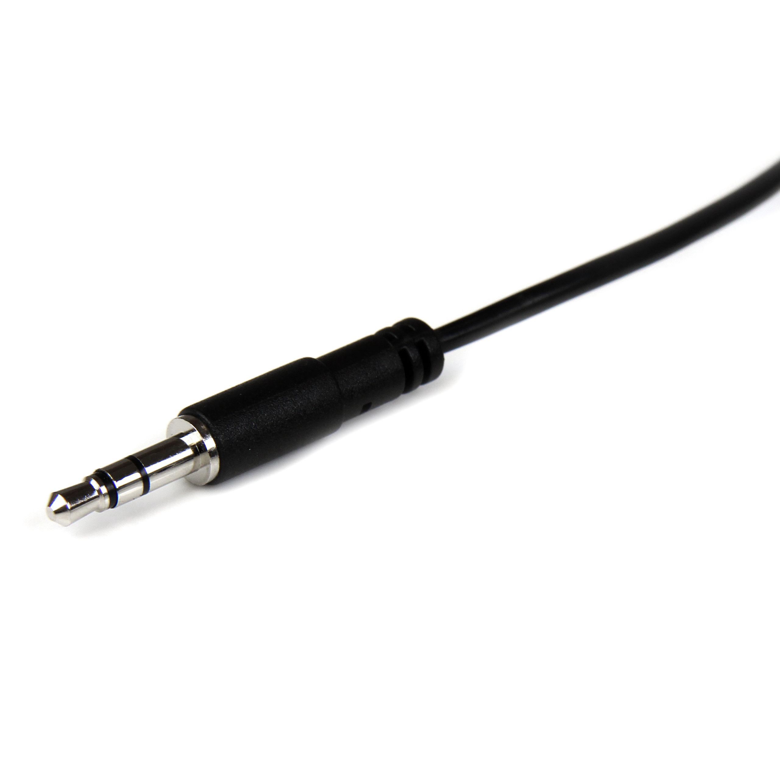 2m Slim 3.5mm Stereo Extension Audio Cable Male / Female