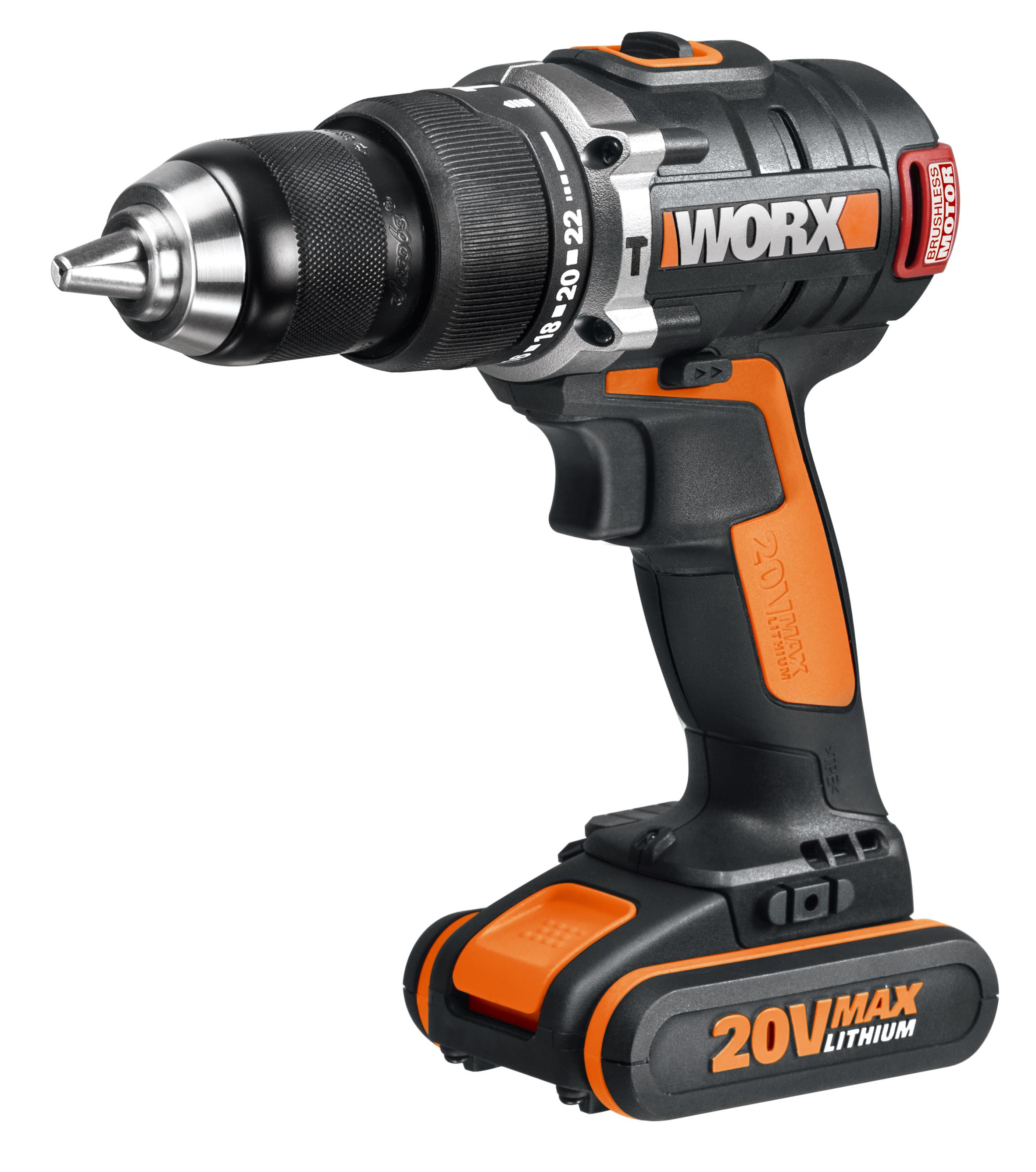 WORX WX918 18V 20V MAX Cordless Brushless Motor Impact Driver and
