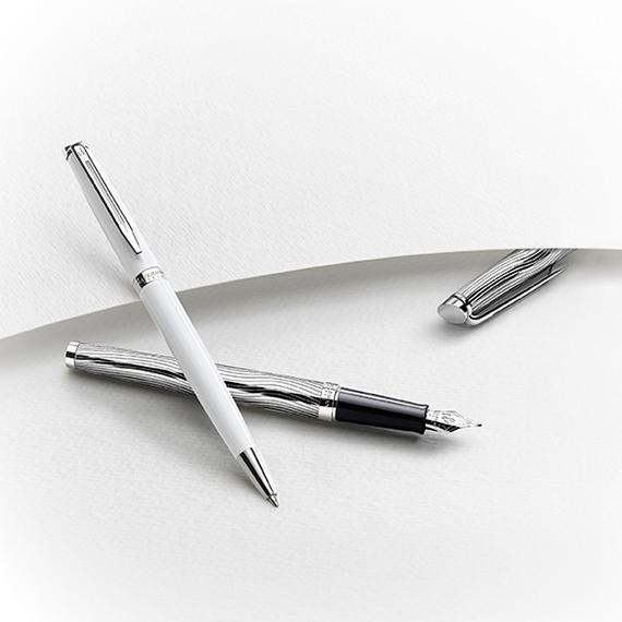 Waterman Hemisphere Ballpoint Pen, Stainless Steel with Chrome Trim