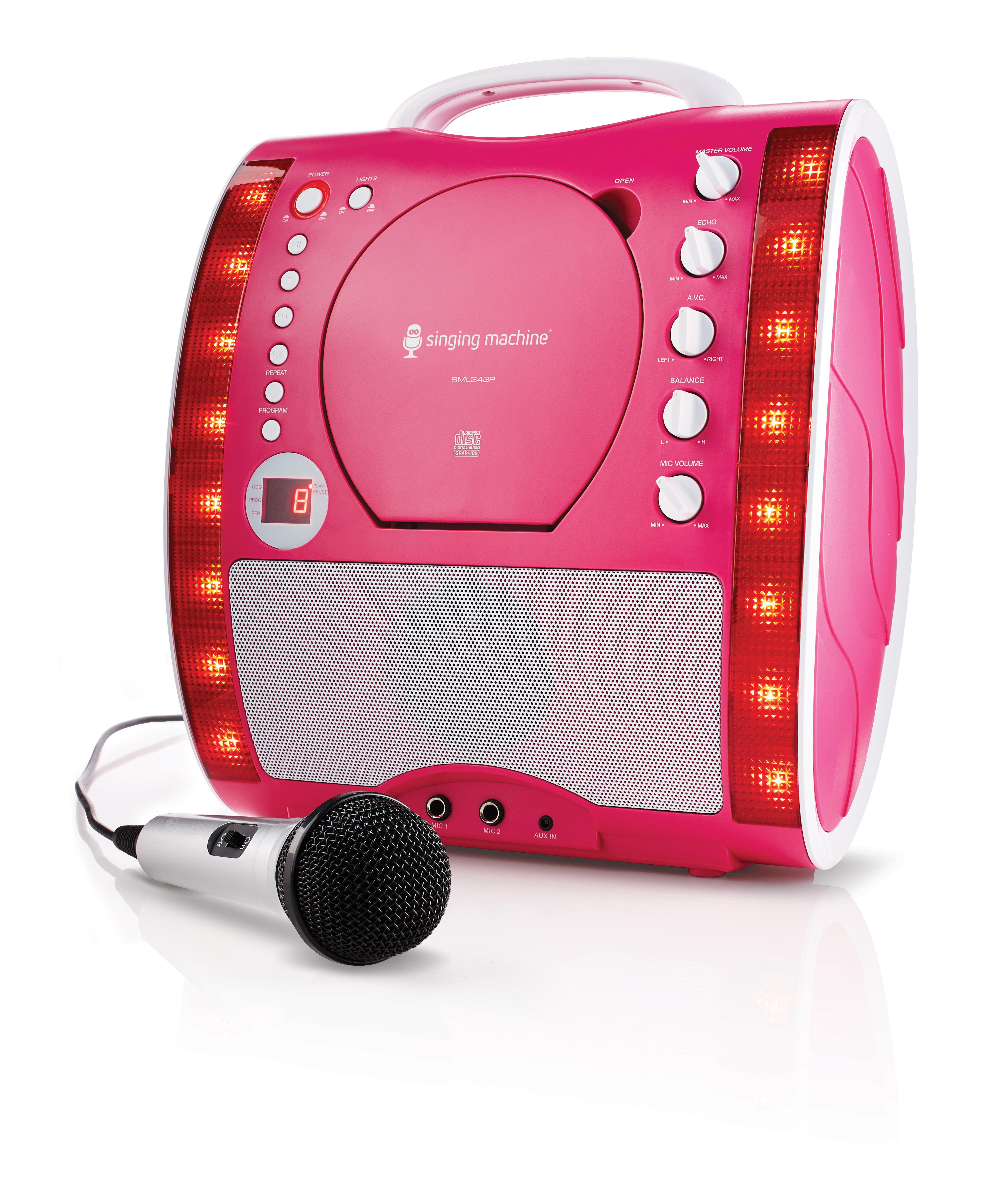 Singing Machine SML343PK Karaoke Machine Pink Amazon.co.uk Toys & Games