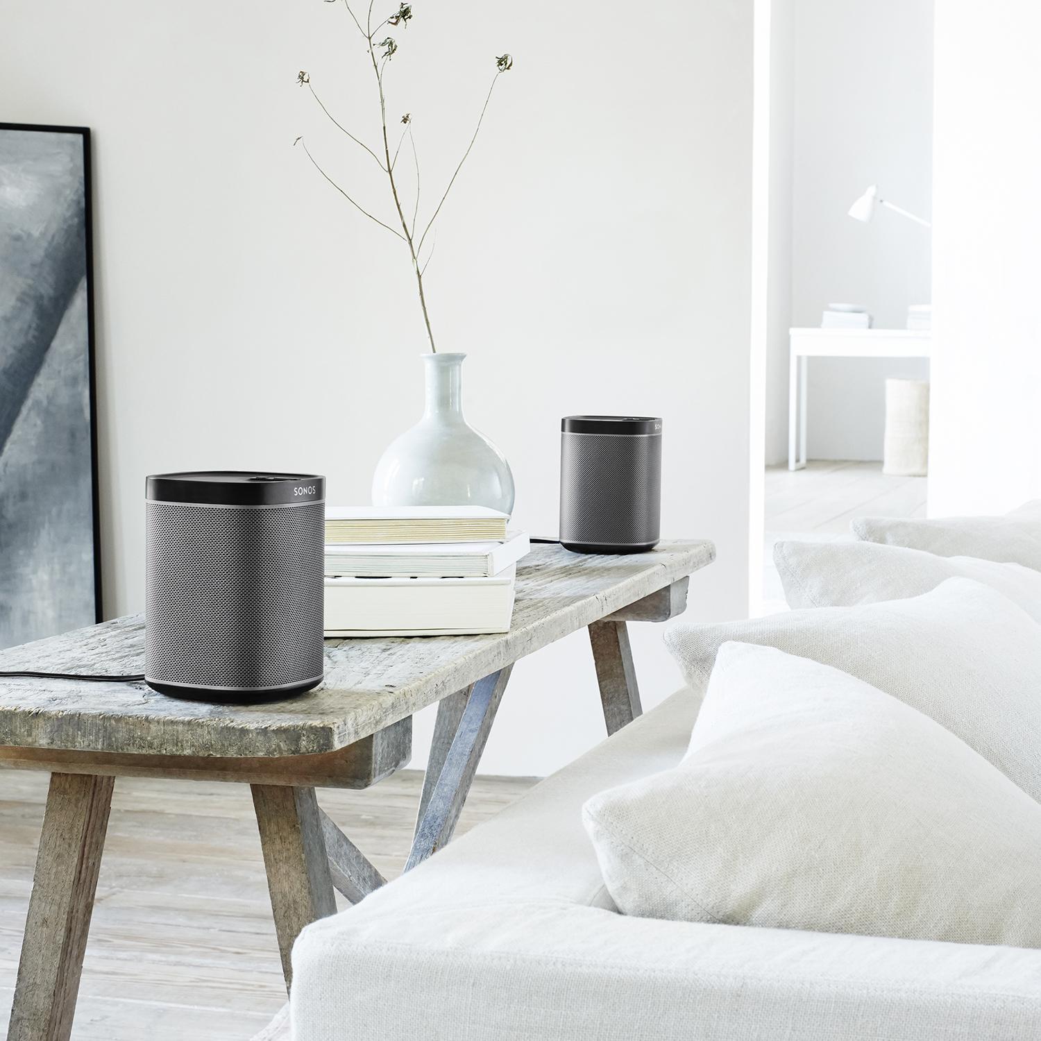 SONOS PLAY:1 Two Room Starter Set - Black: Amazon.co.uk: Electronics