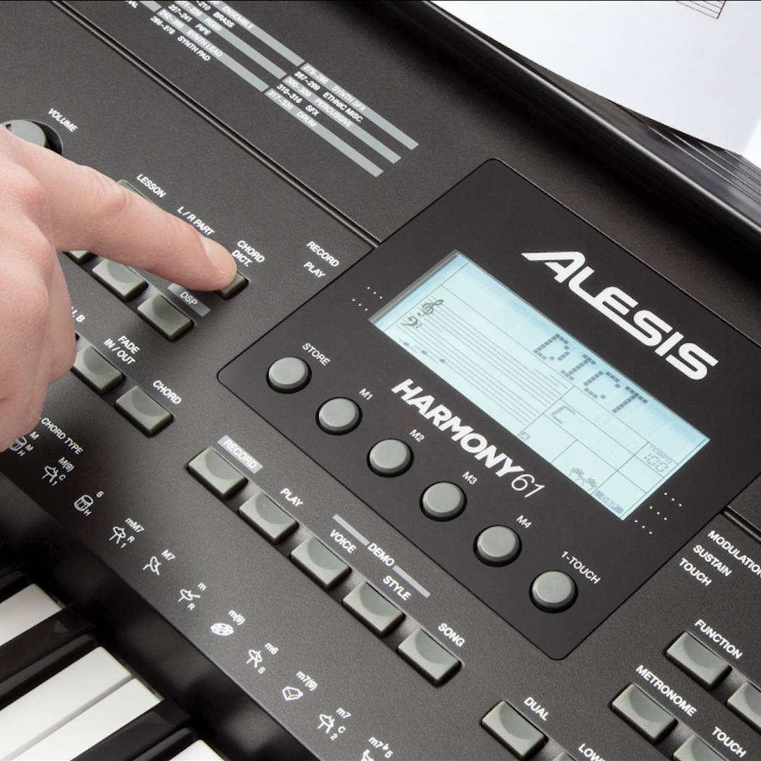 Alesis Harmony 61, Portable Keyboard with 61 Full Size Velocity