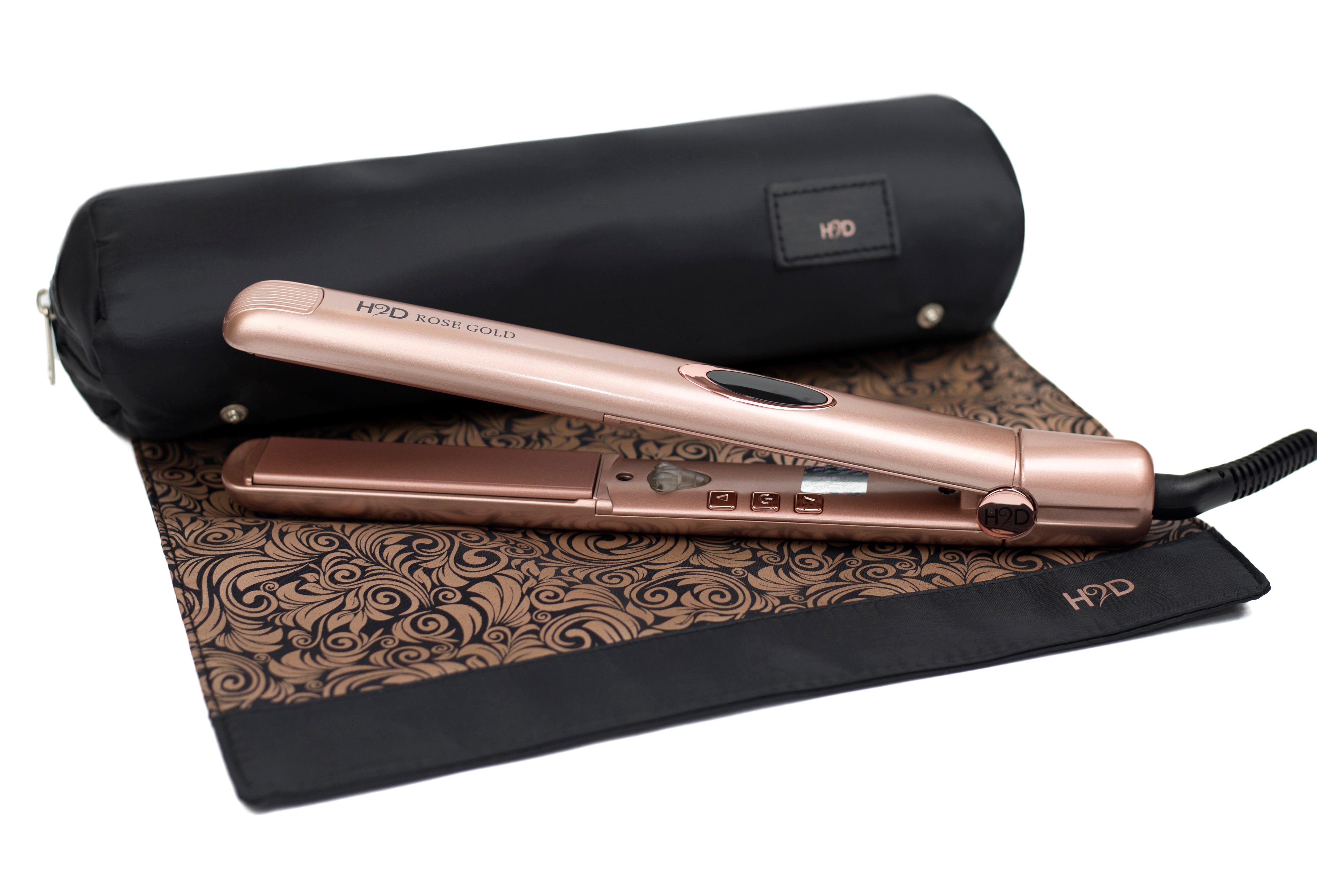H2D VI Rose Gold Professional Ionic and Infrared Hair Straighteners