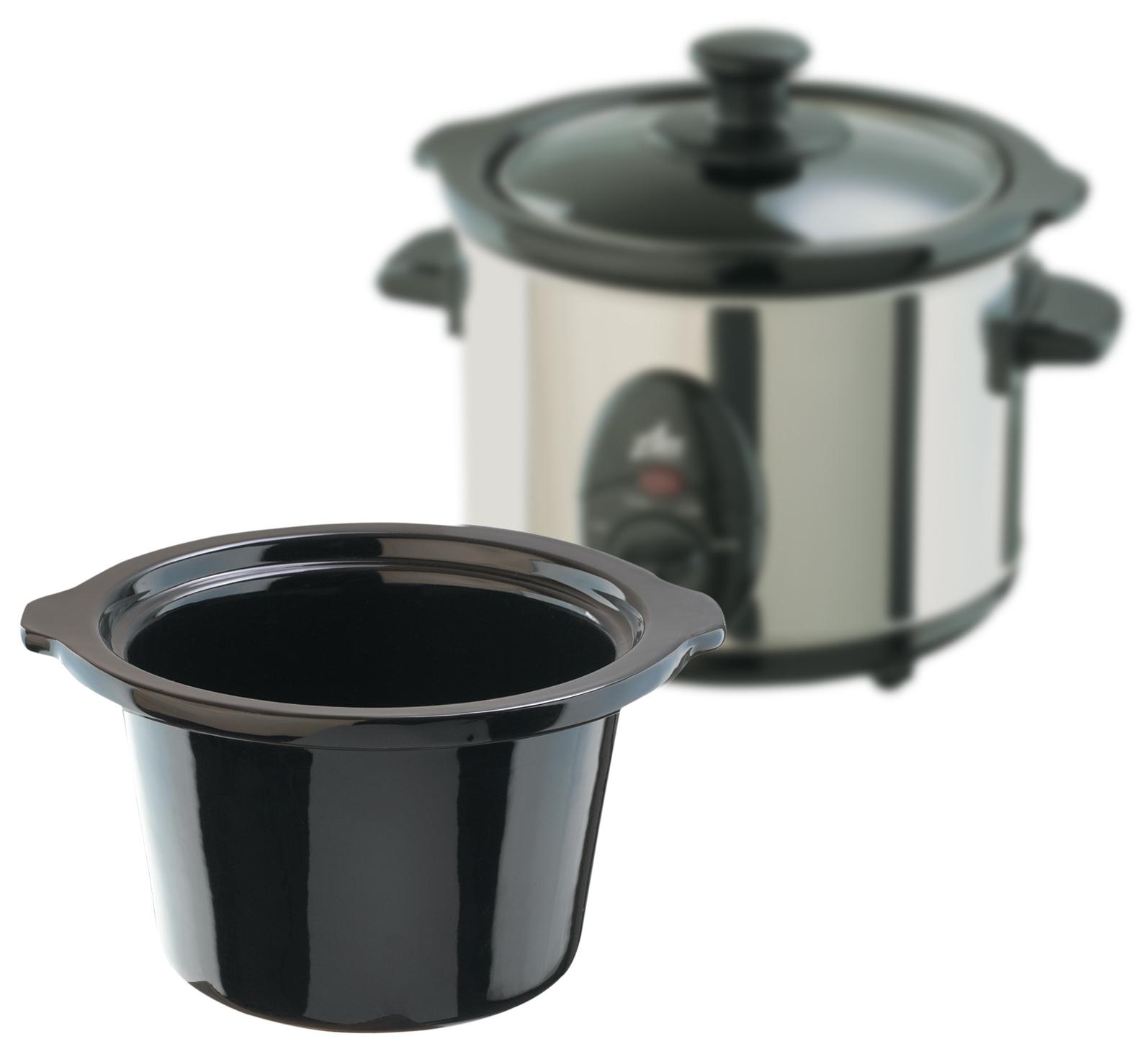 Team Sl5810M2 Slow Cooker, 1 Litre, Stainless Steel, 1 Years Wrranty Amazon.co.uk Kitchen & Home