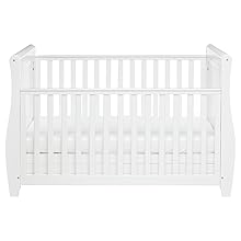 babymore stella sleigh cot bed