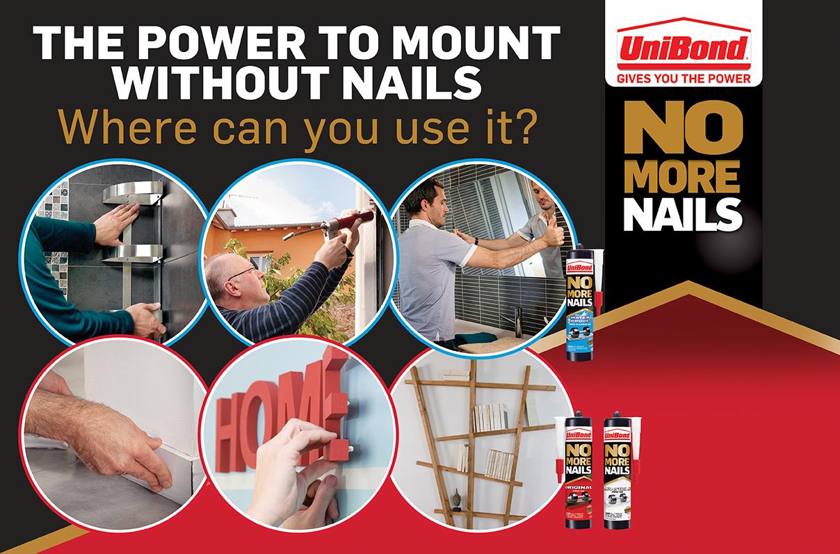 UniBond No More Nails Invisible Mini Tube 41 g Amazon.co.uk DIY & Tools