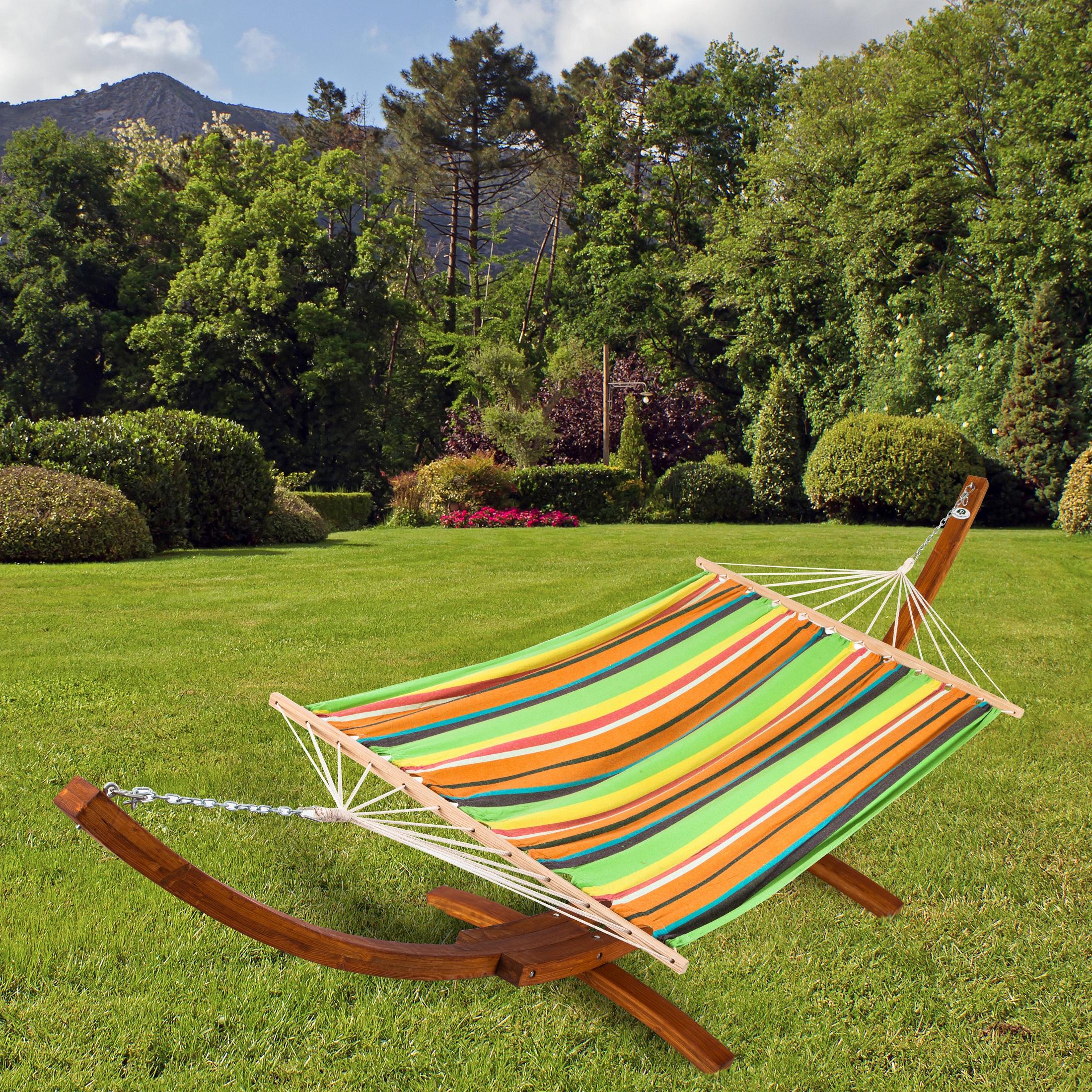 Ultranatura Impressive Teak Wood Hammock Stand Bali Series 2 Person