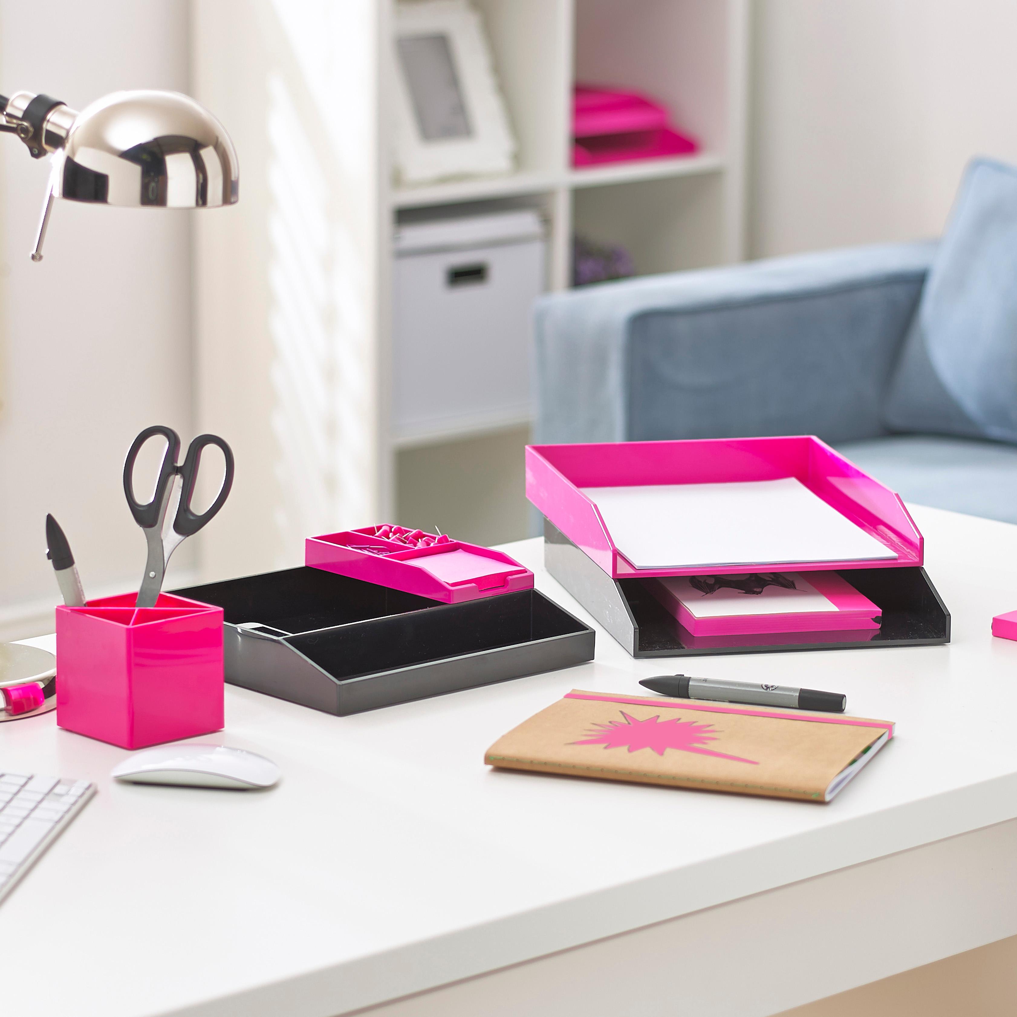 Avery CS103 ColorStak SelfStackable Letter Tray Set, 250 x 46 x 312 mm