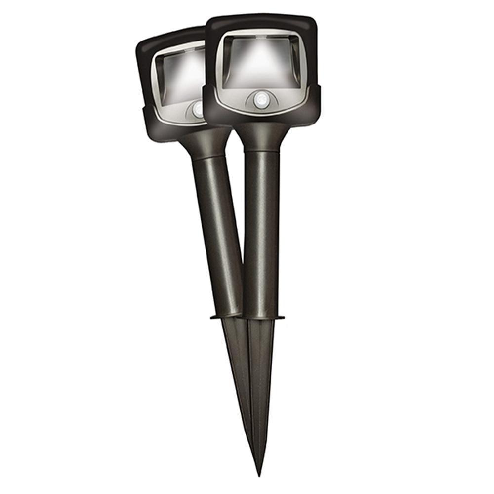Mr. Beams MB572 Outdoor Wireless BatteryPowered 35 Lumens LED Path Light with Motion Sensor, 2