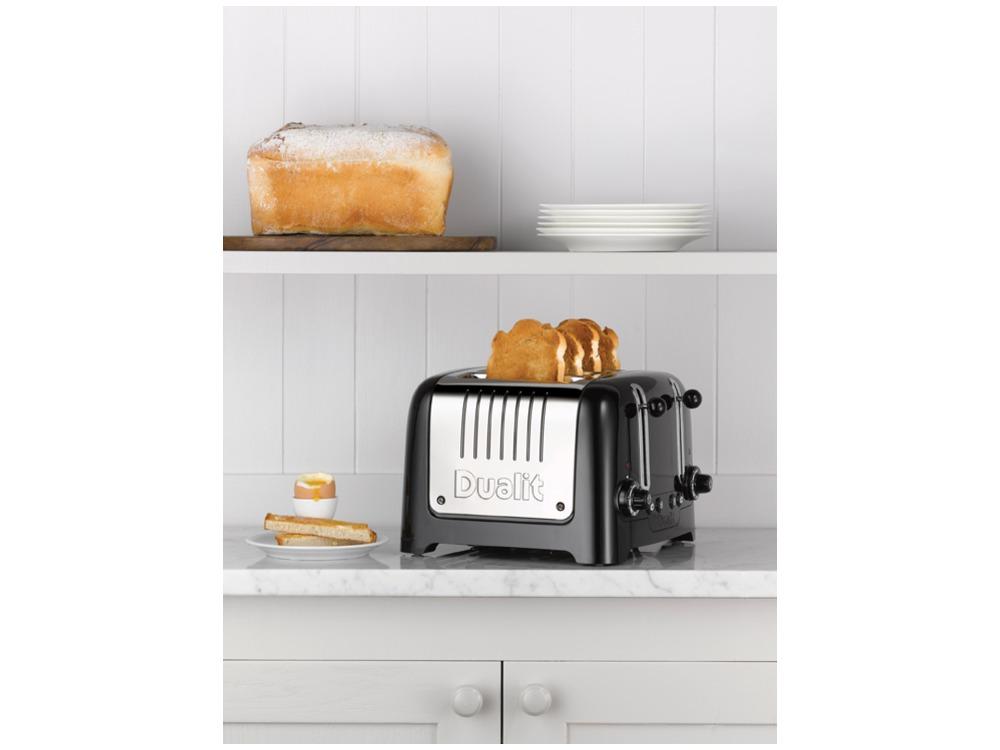 Dualit 46202 4 Slot Lite Toaster in Cream Gloss Finish Amazon.co.uk Kitchen & Home
