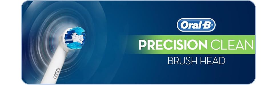 Braun Oral-B EB20-8 Precision Clean Replacement Rechargeable Toothbrush Heads
