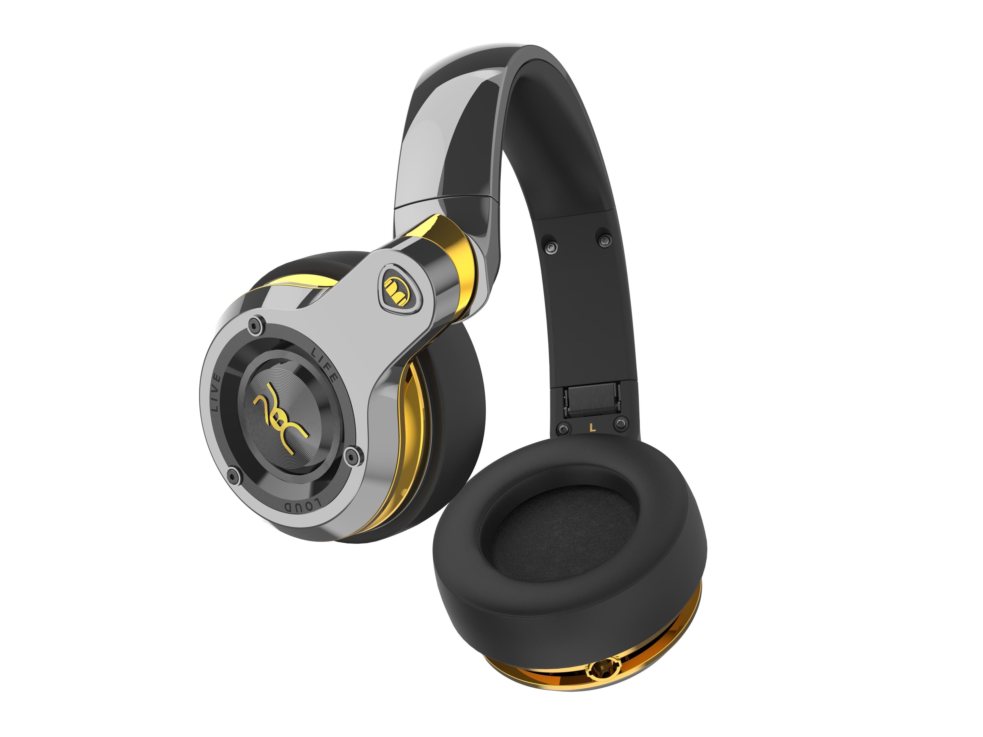 Monster ROC Sport Platinum OverEar Headphone Black Cristiano Ronaldo