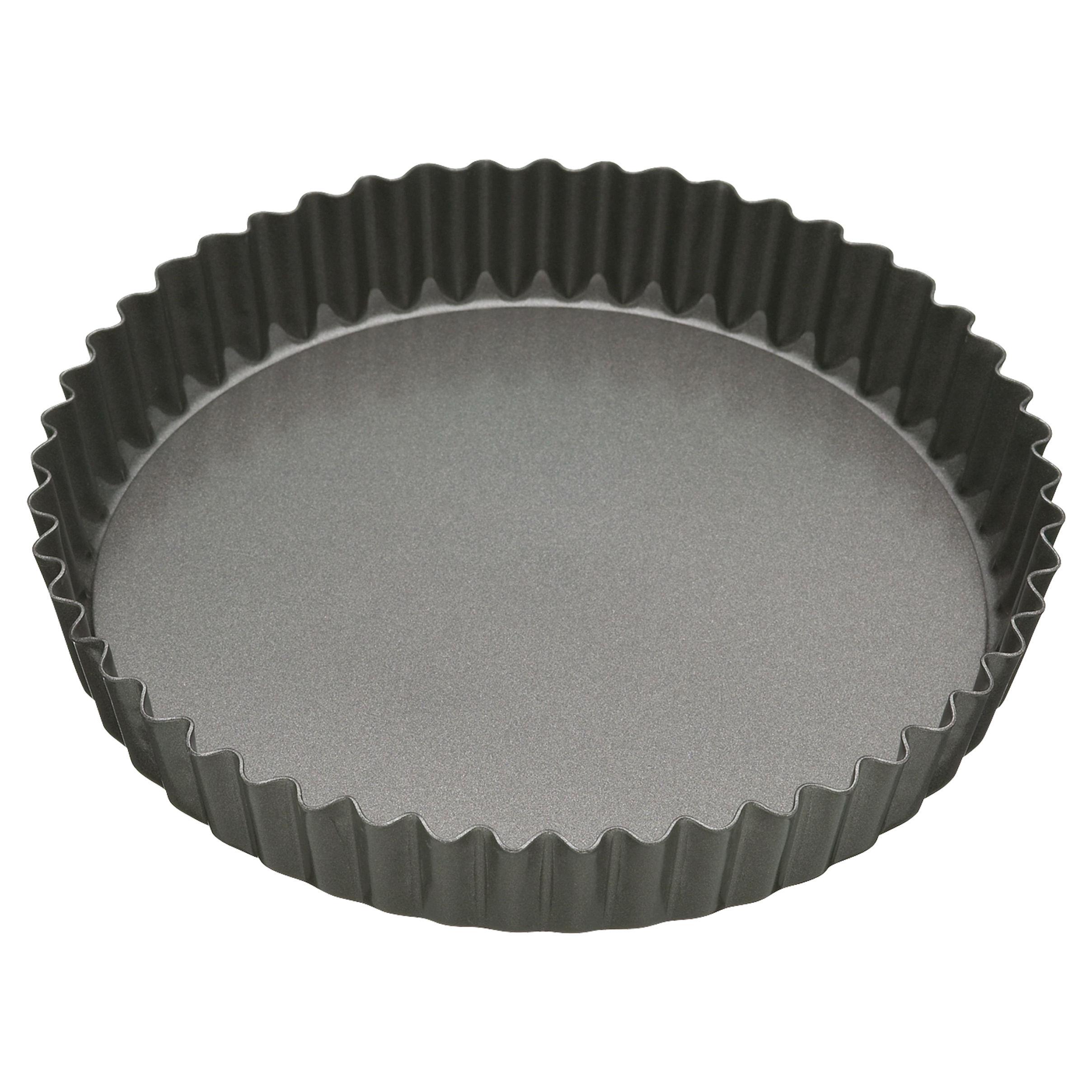 MasterClass NonStick Large Fluted Flan Tin / Quiche Pan with Loose