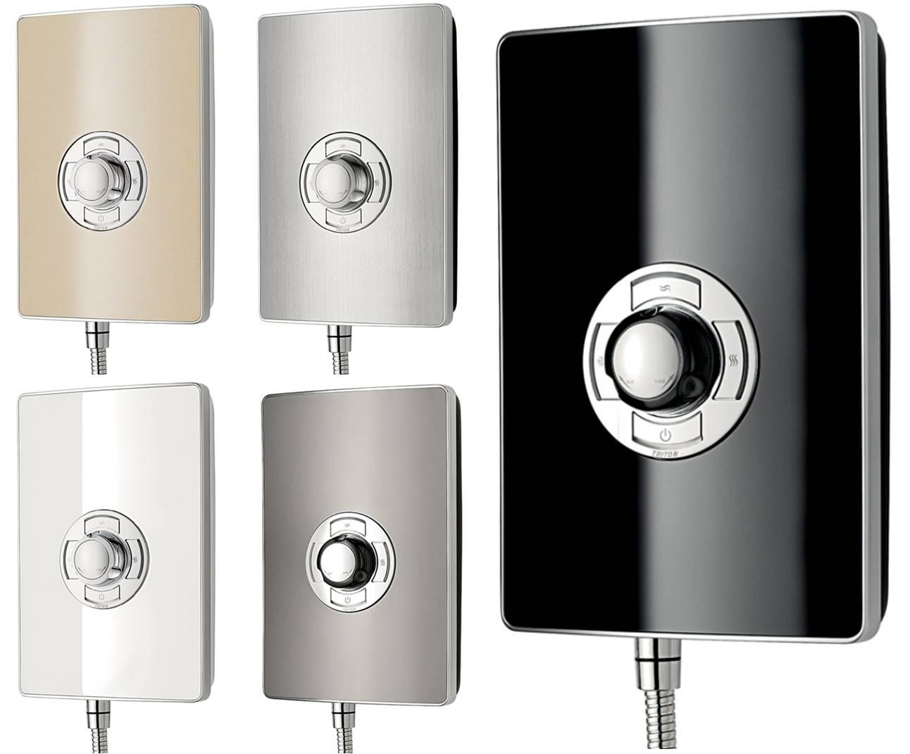 Triton Showers RECOL208GSBLK Collection II Contemporary Electric Shower