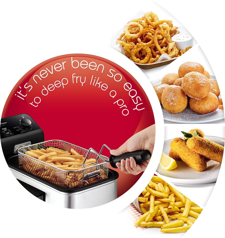 Tefal FR333040 Easy Pro Deep Fryer, (5 Portions), 1.2 Kg Capacity, 2100