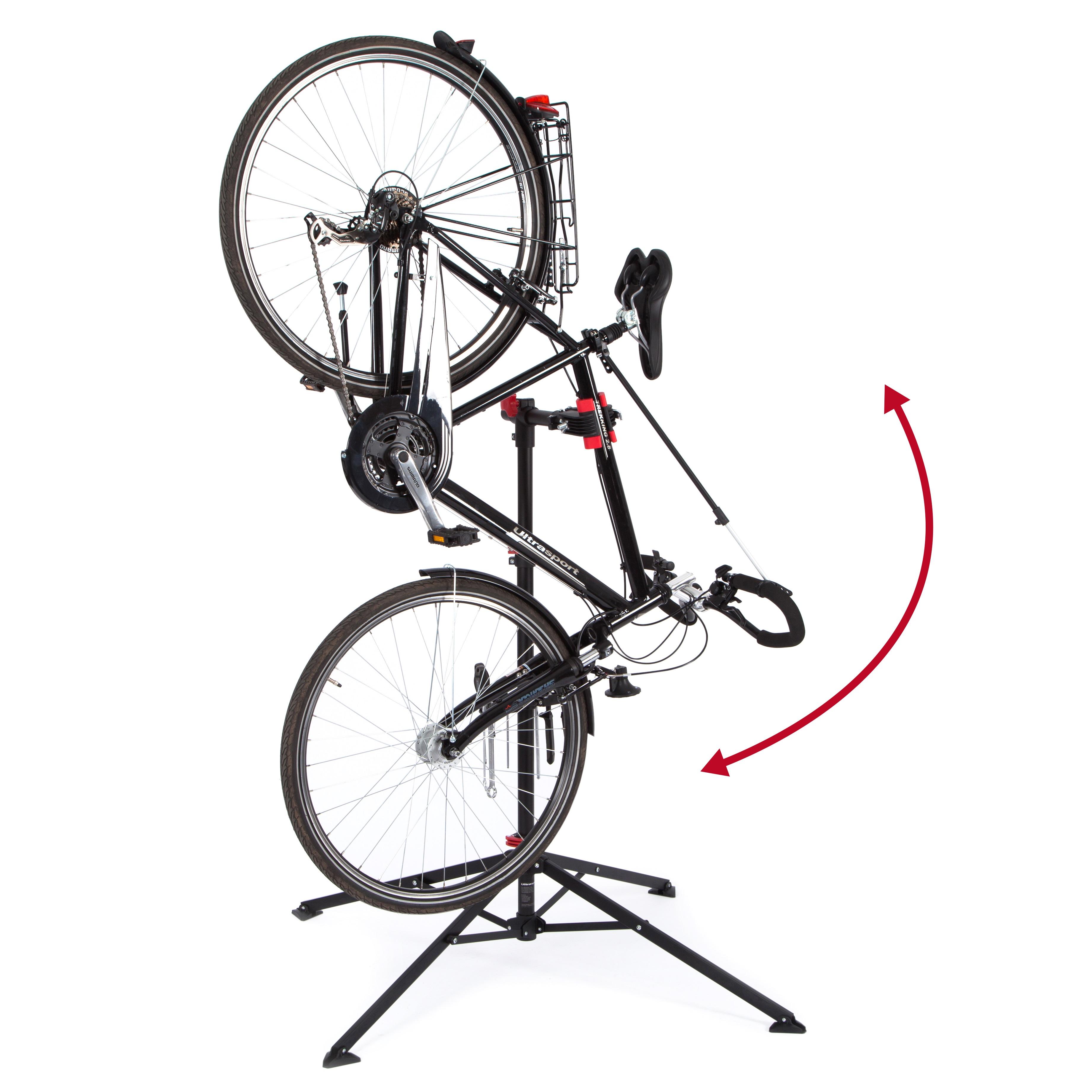 Ultrasport Men's Bicycle Assembly Stand ExpertBlack, Red, One Size