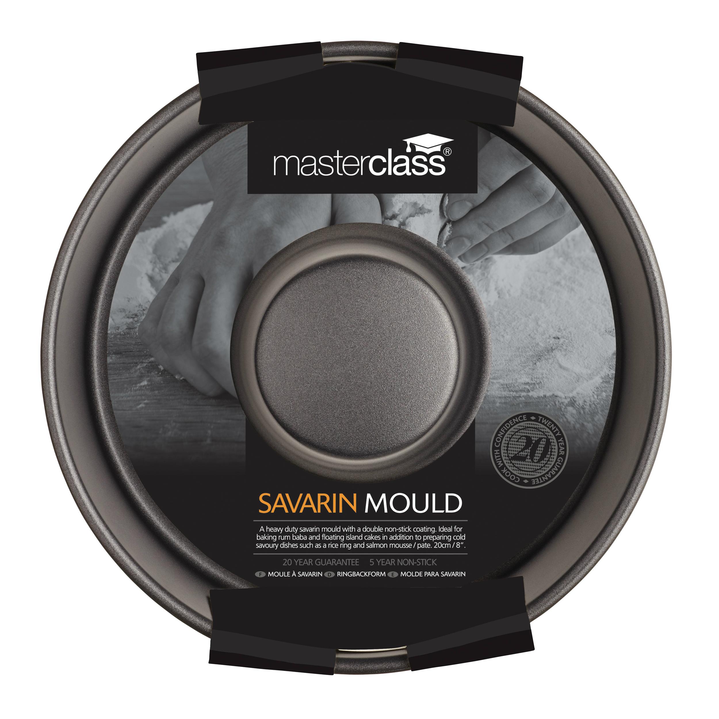 MasterClass NonStick Savarin Mould / Ring Cake Tin, 20 cm (8") Amazon
